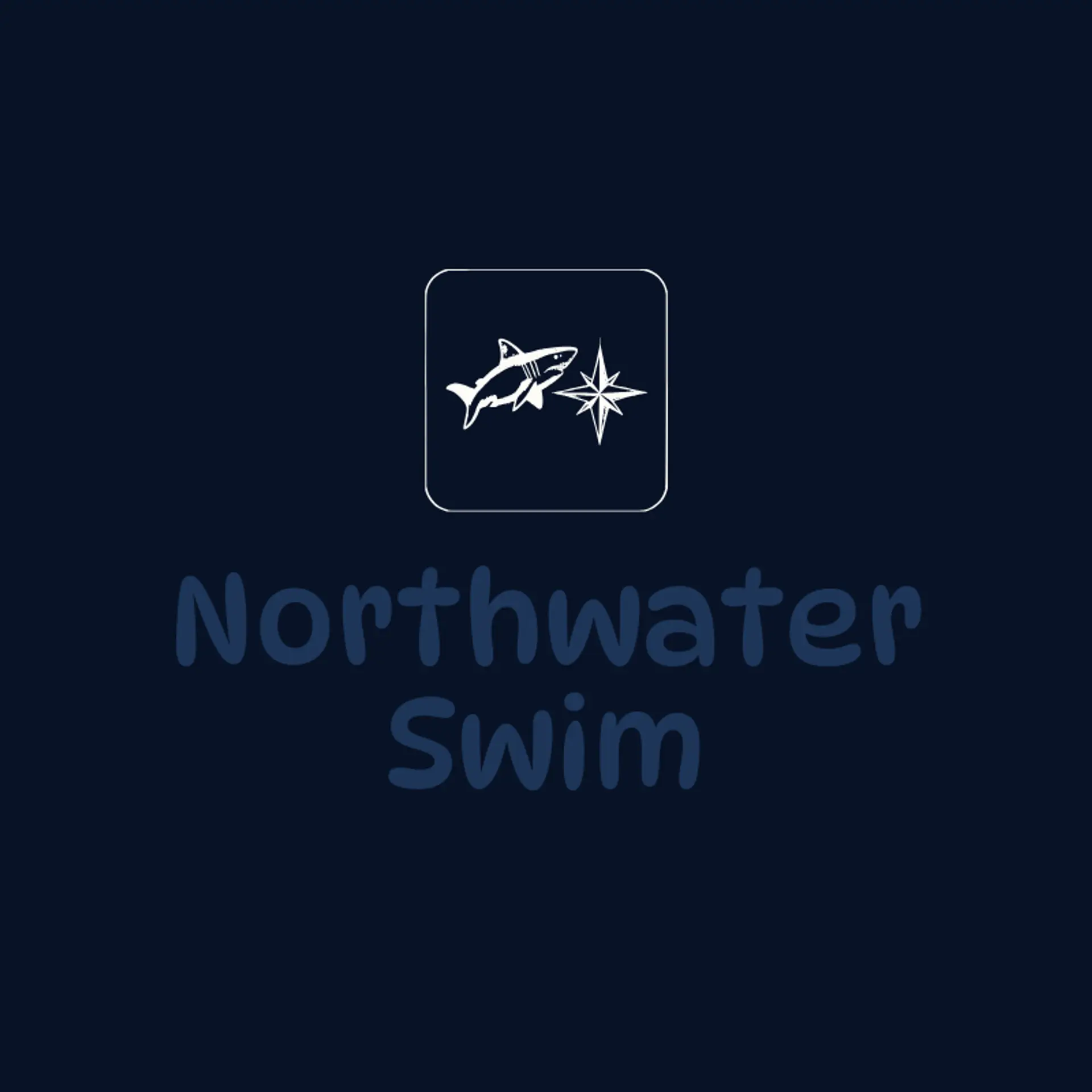 Northwater Swim logo for shark