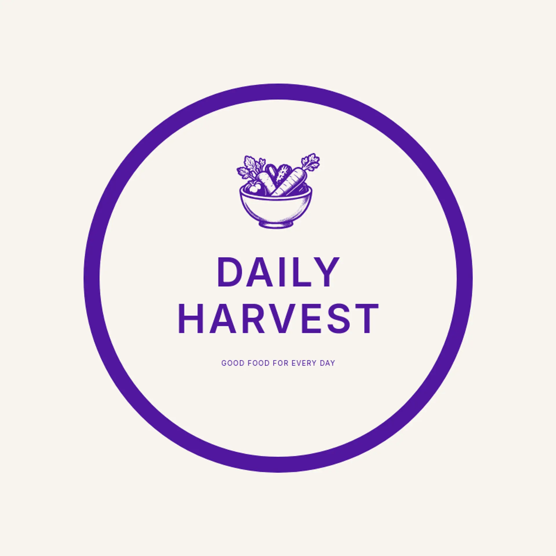 Daily Harvest logo for vegan
