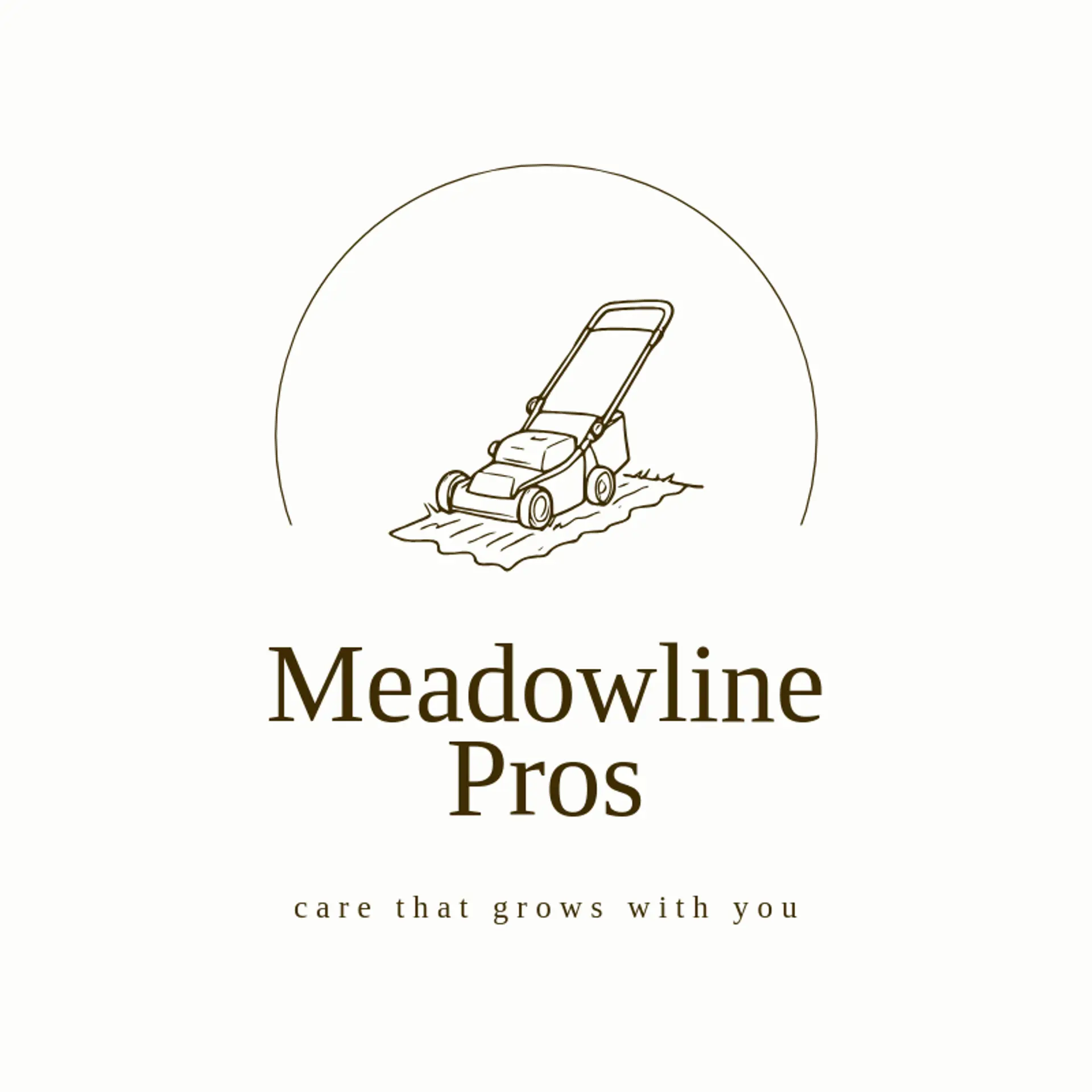 Meadowline Pros logo for lawncare