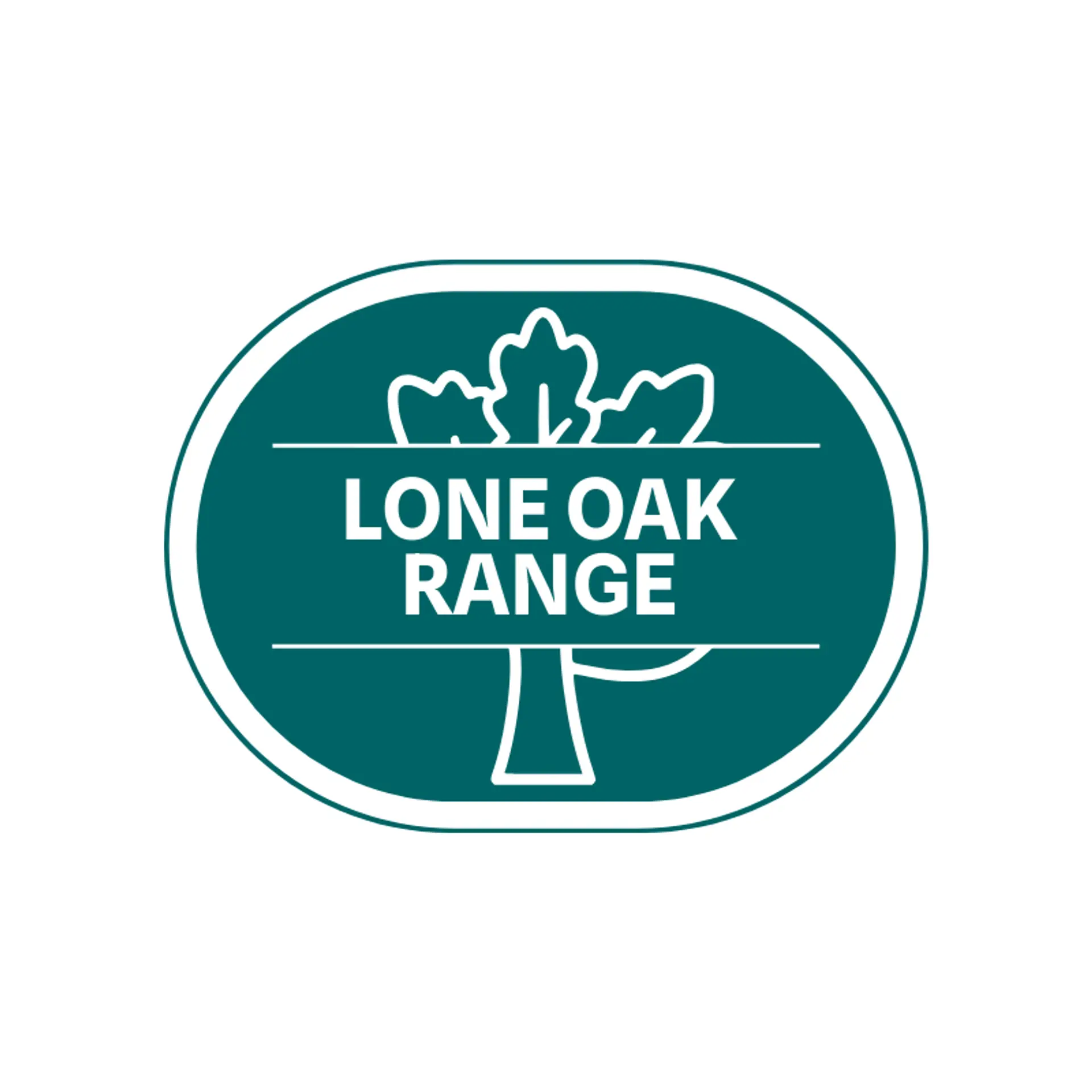 Lone Oak Range logo for ranch