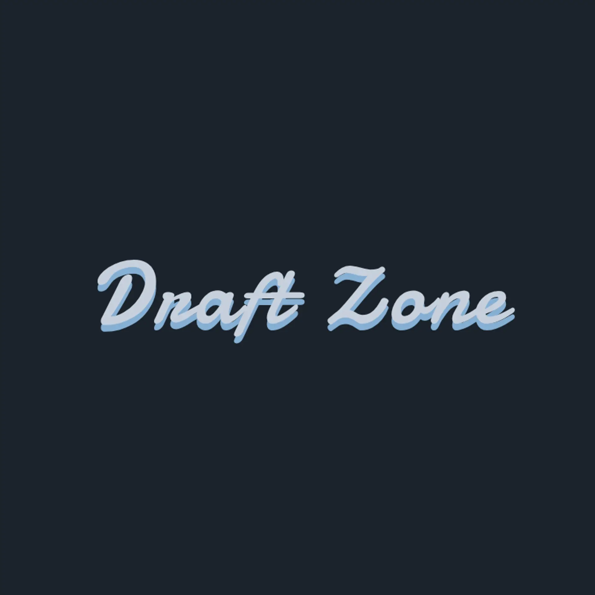 Draft Zone logo for sports bar