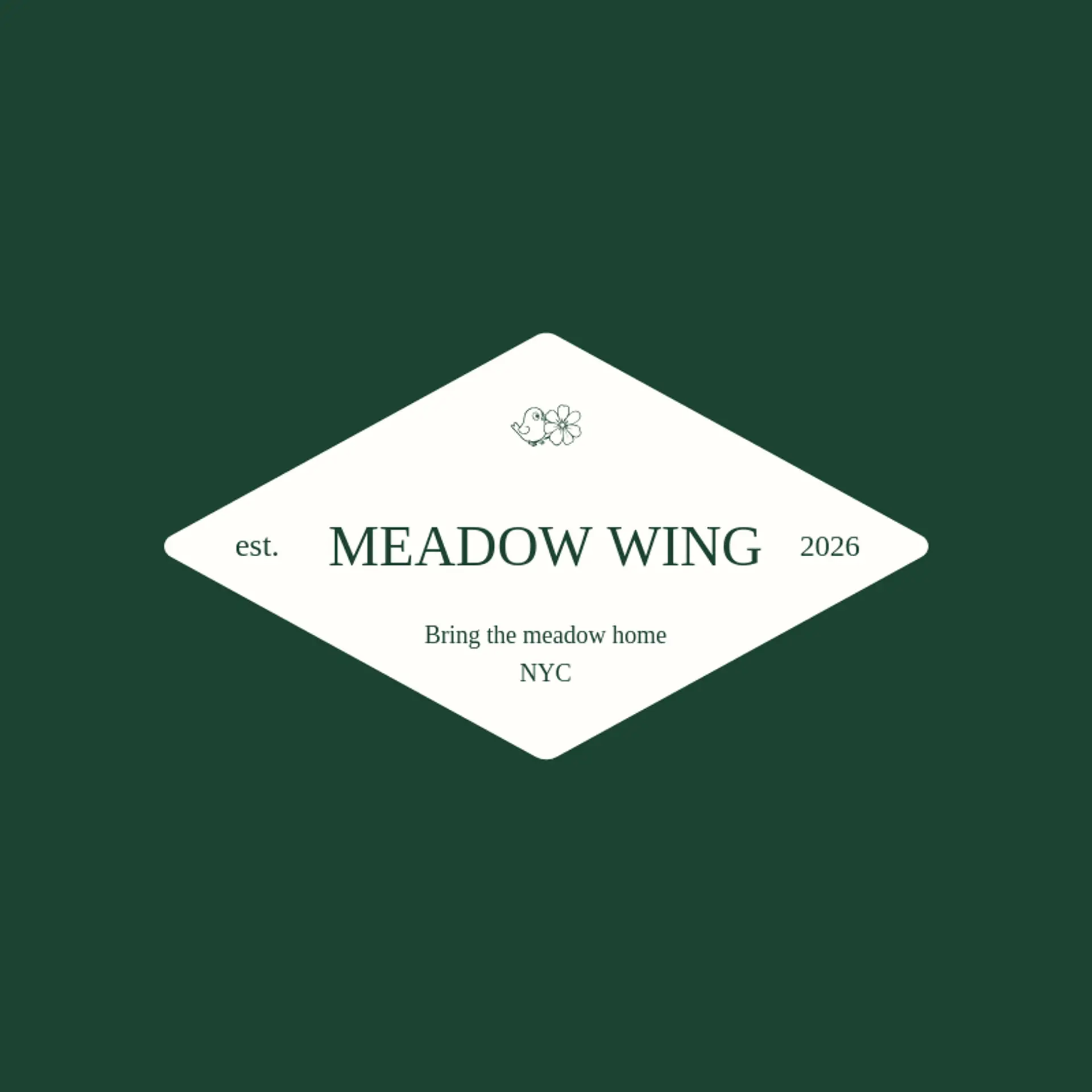 Meadow Wing logo for finch