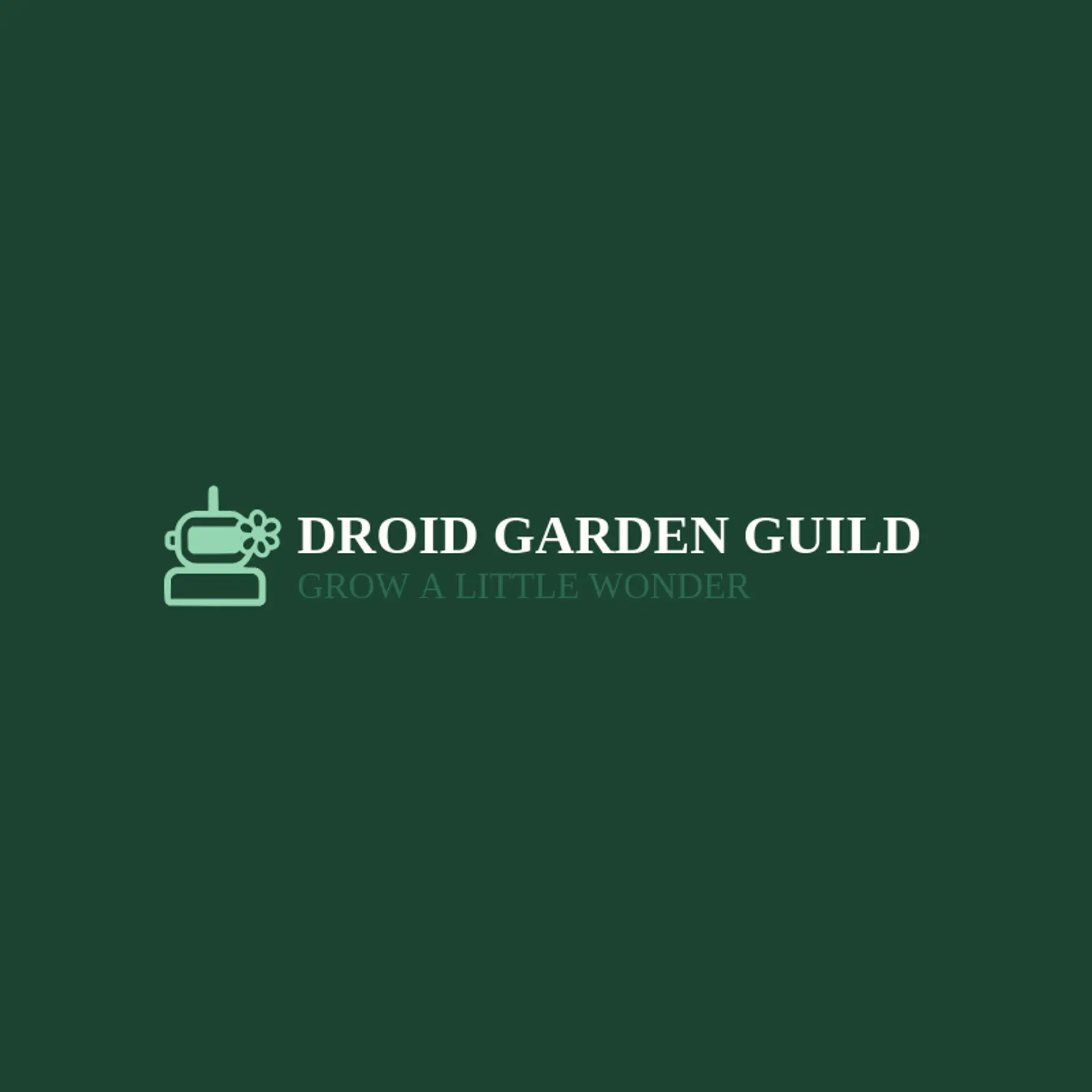 Droid Garden Guild logo for droid