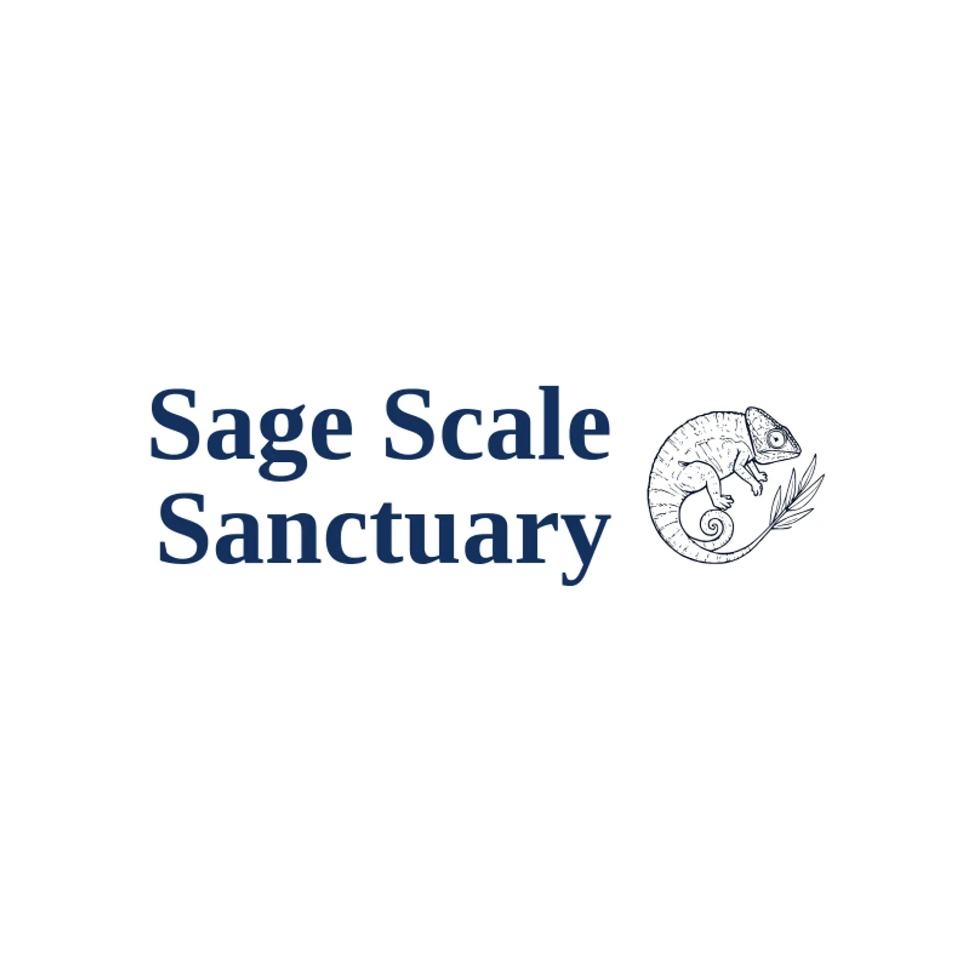 Sage Scale Sanctuary logo for chameleon