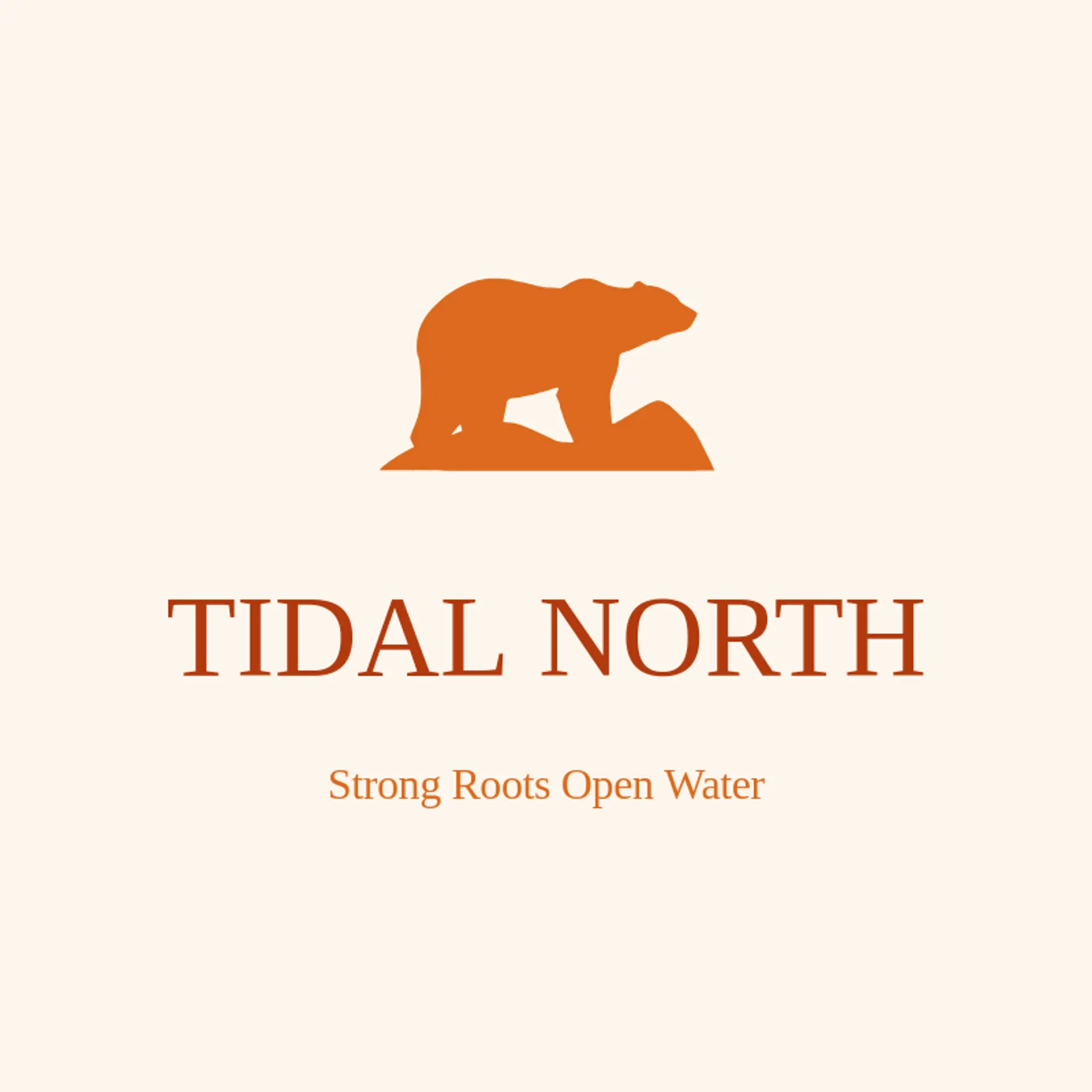 Tidal North logo for polar bear