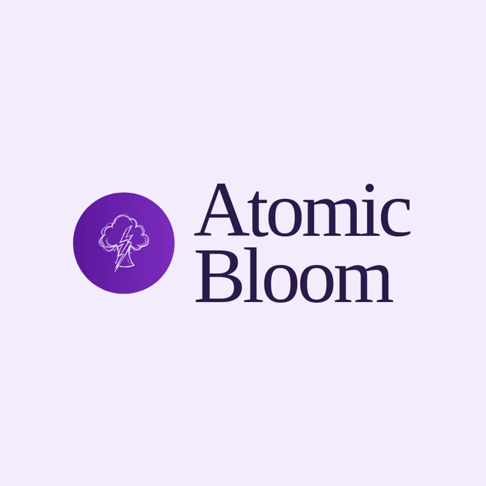 Atomic Bloom logo for toxic