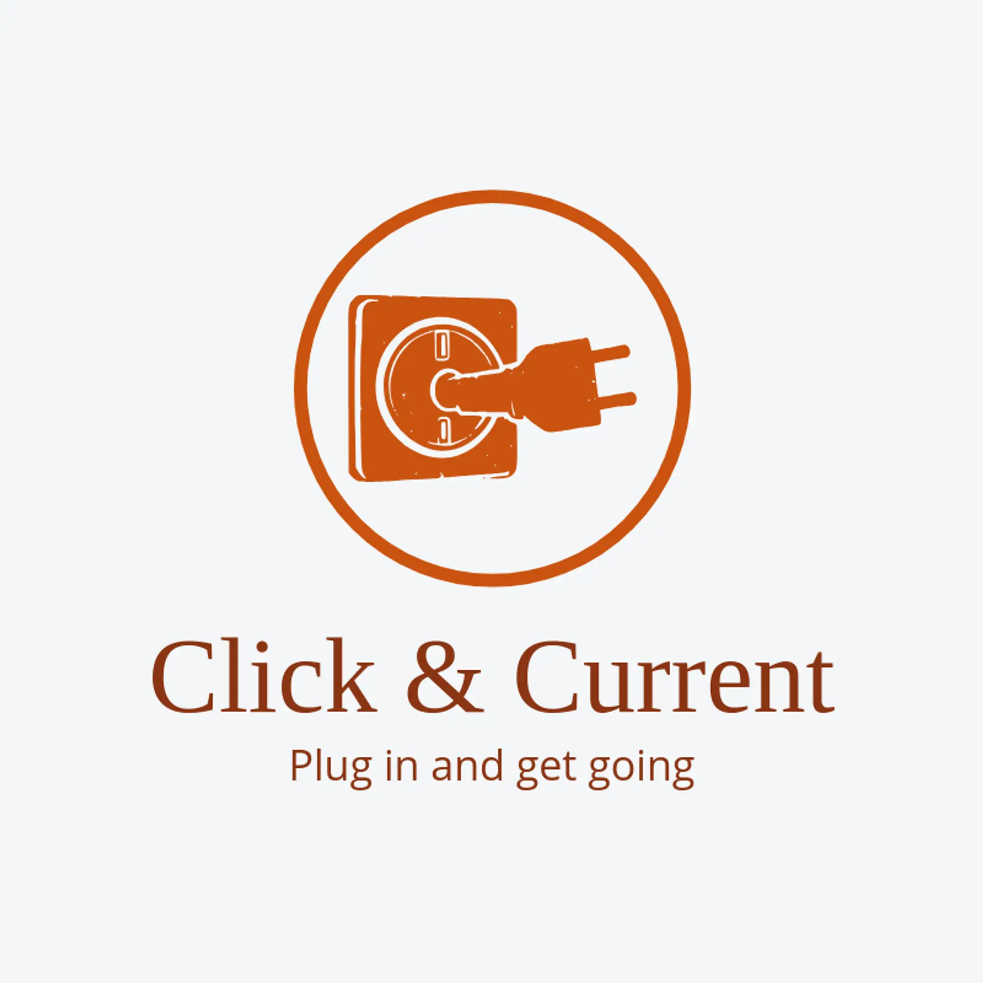 Click & Current logo for plug