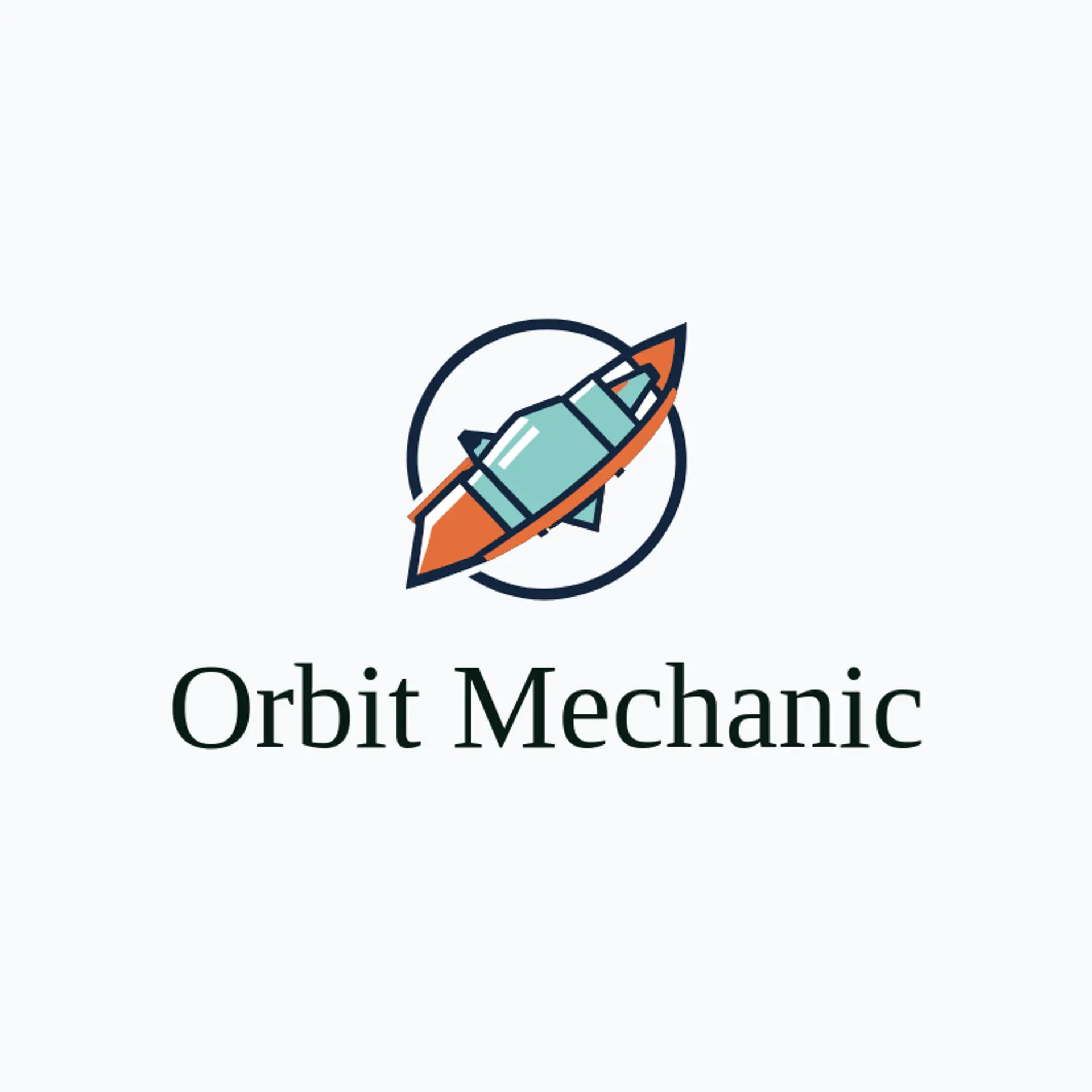 Orbit Mechanic logo for robotics