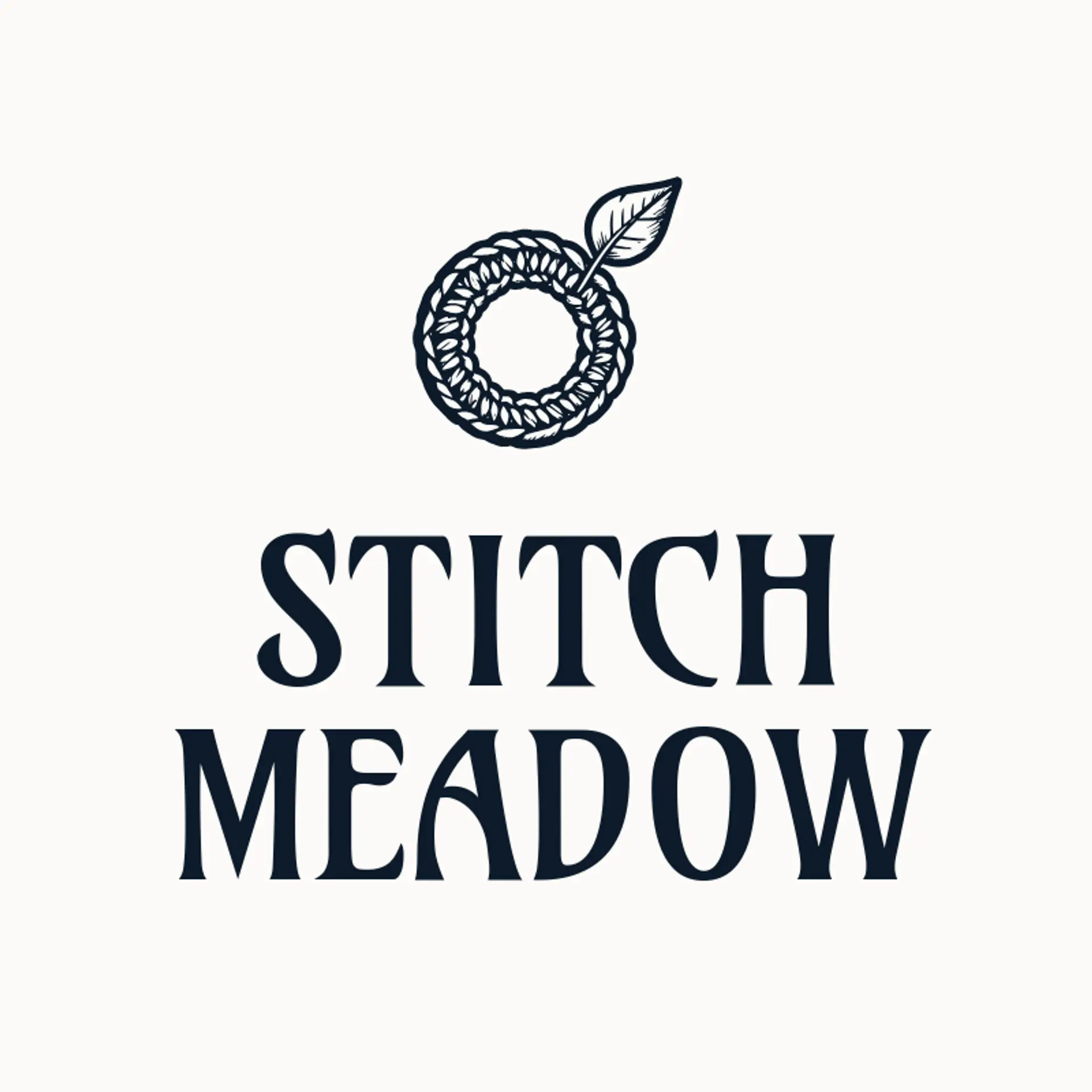 Stitch Meadow logo for crochet