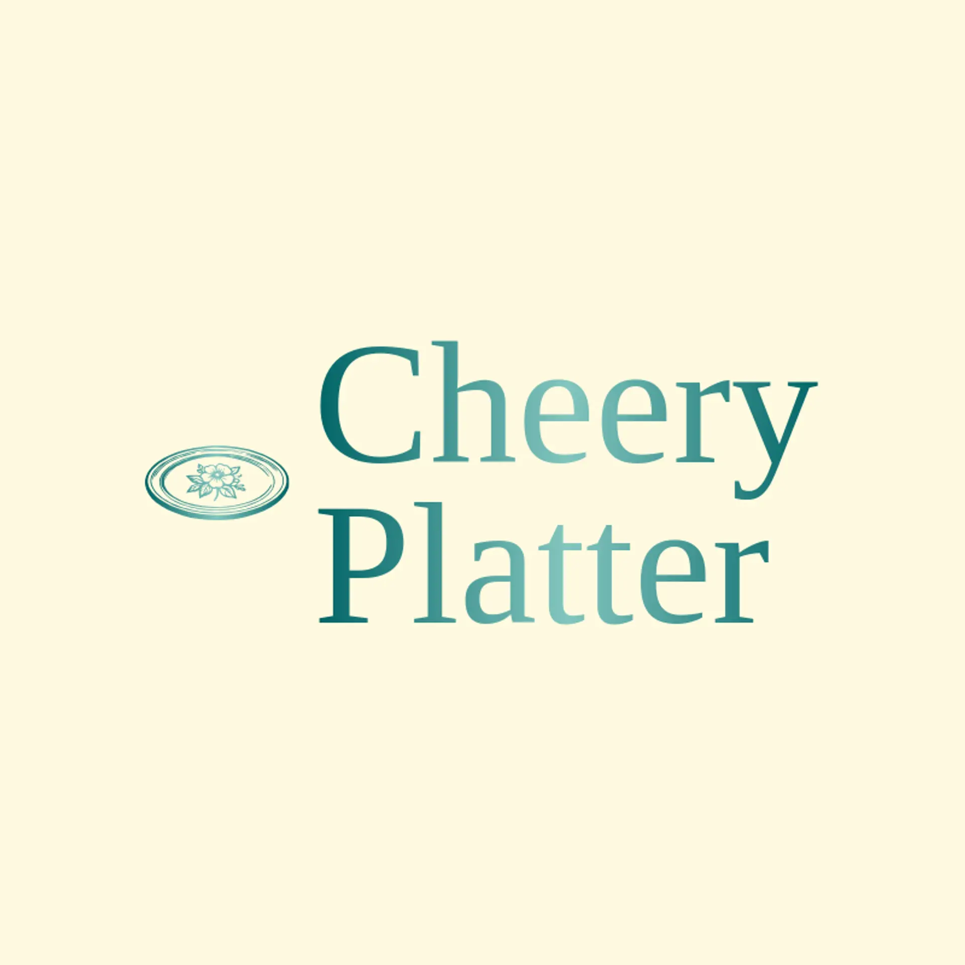 Cheery Platter logo for foodie