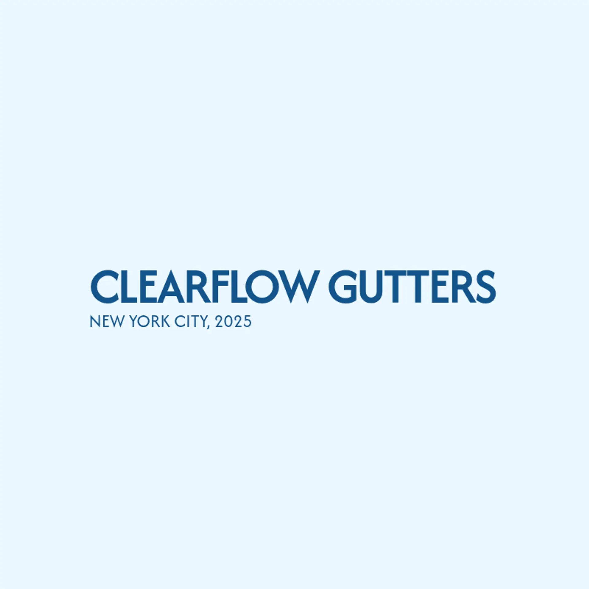 ClearFlow Gutters logo for gutter cleaning