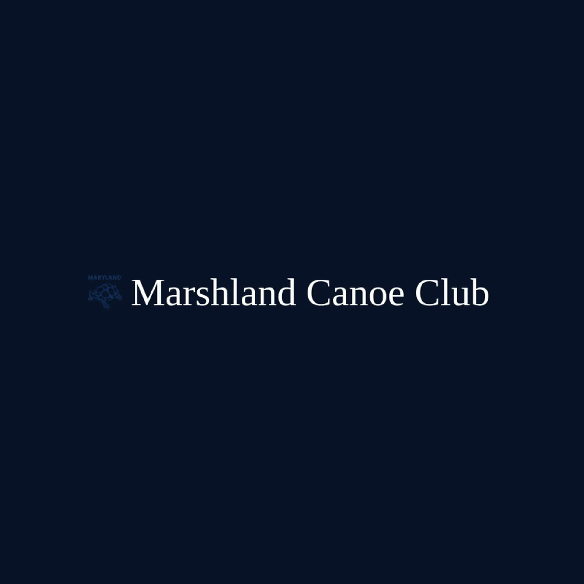 Marshland Canoe Club logo for maryland