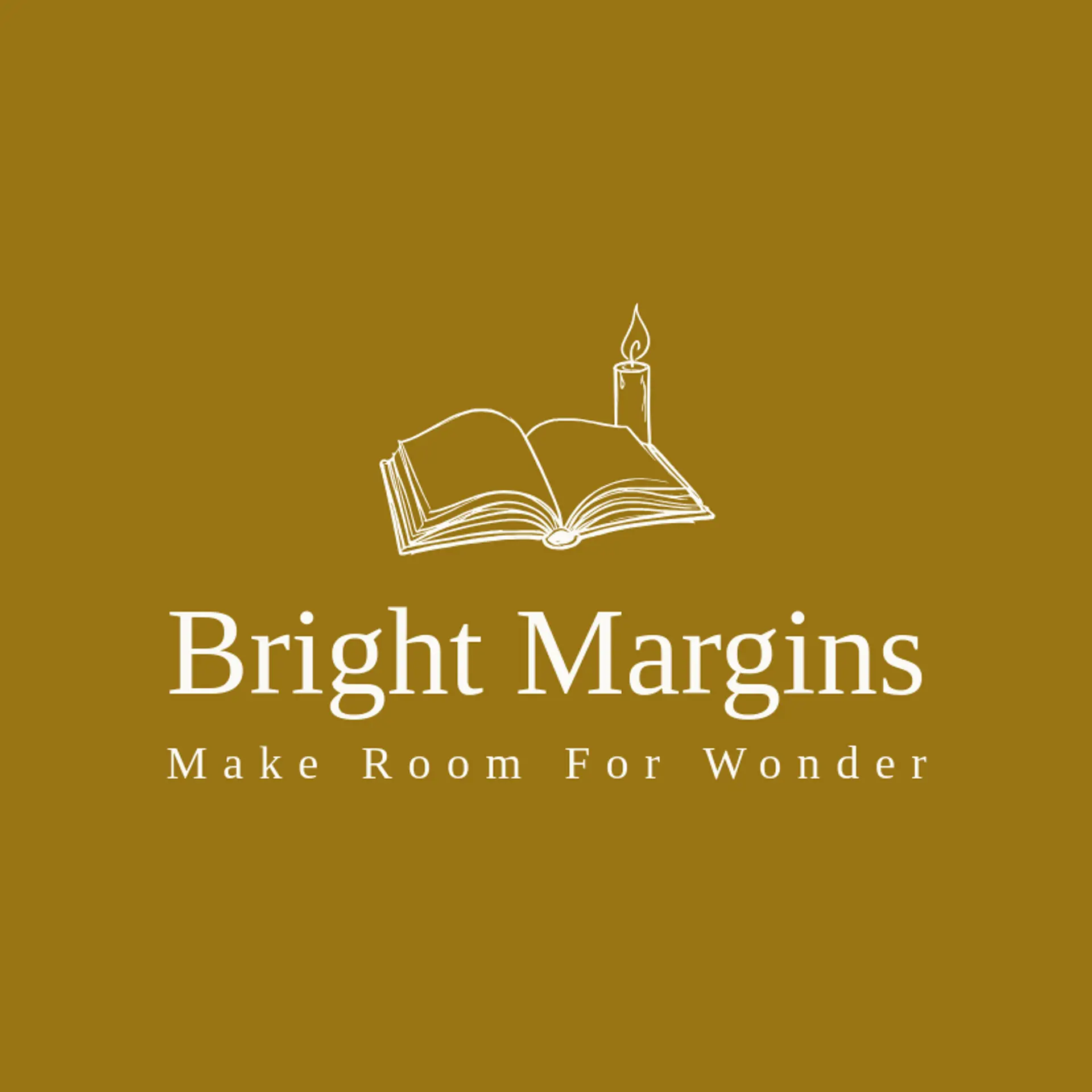 Bright Margins logo for book club