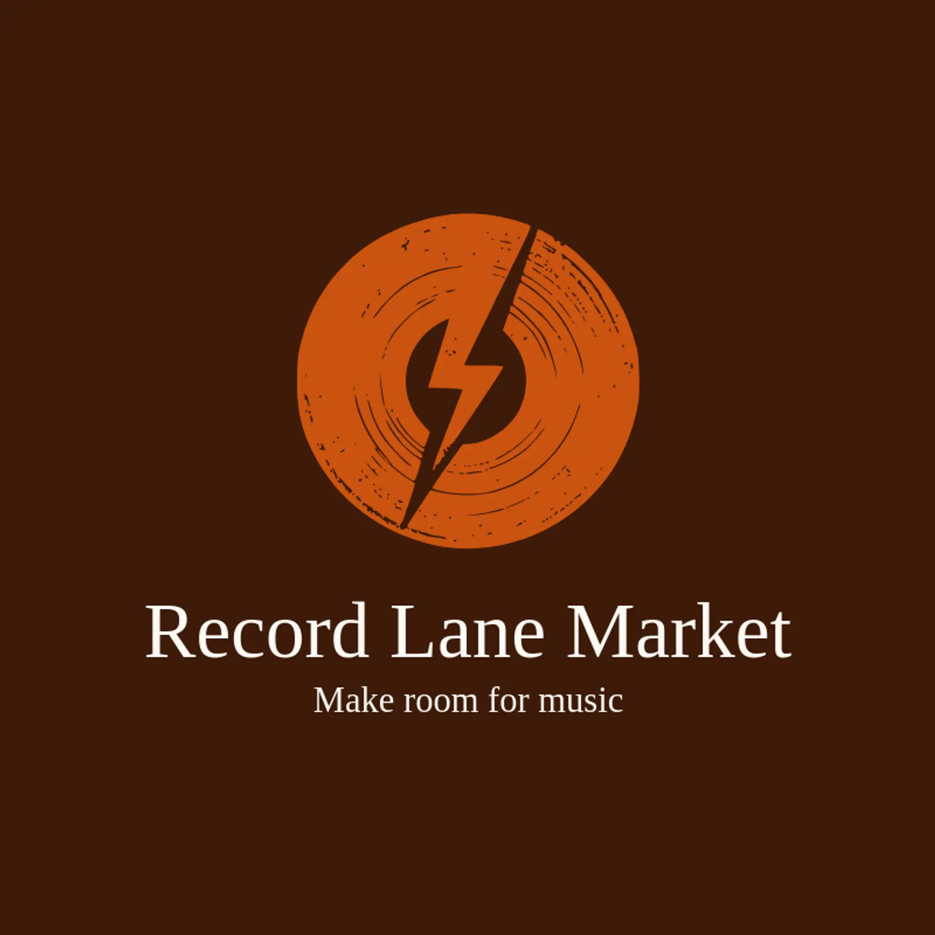 Record Lane Market logo for vinyl