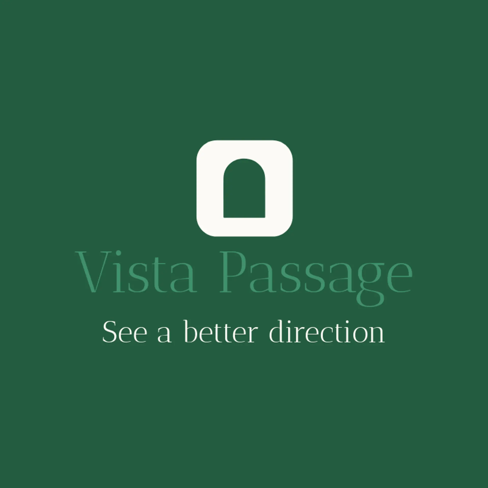 Vista Passage logo for gateway