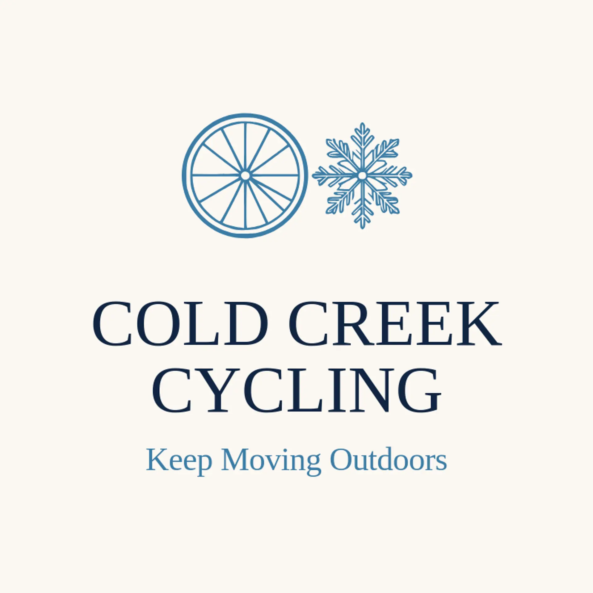 Cold Creek Cycling logo for winter