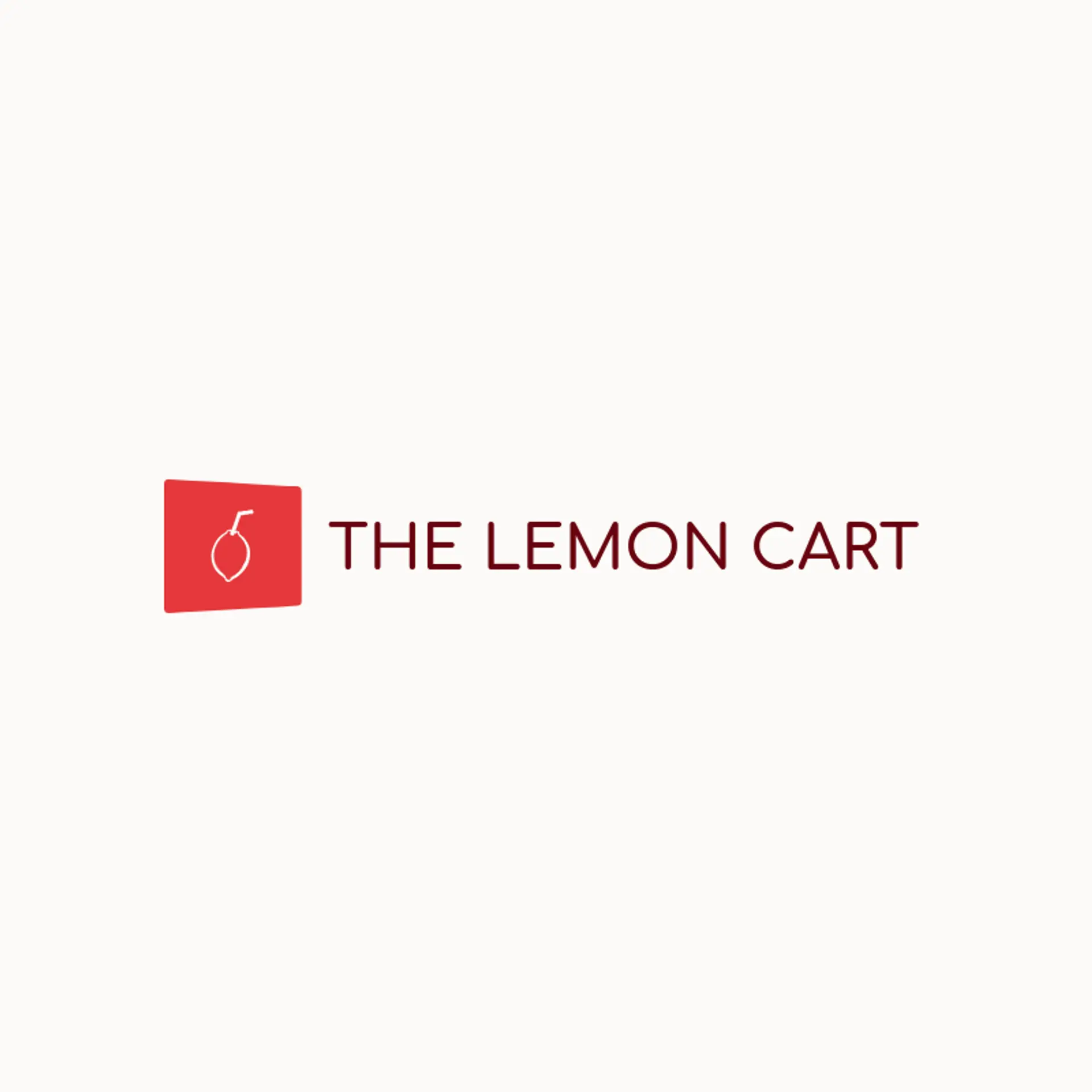 The Lemon Cart logo for lemonade