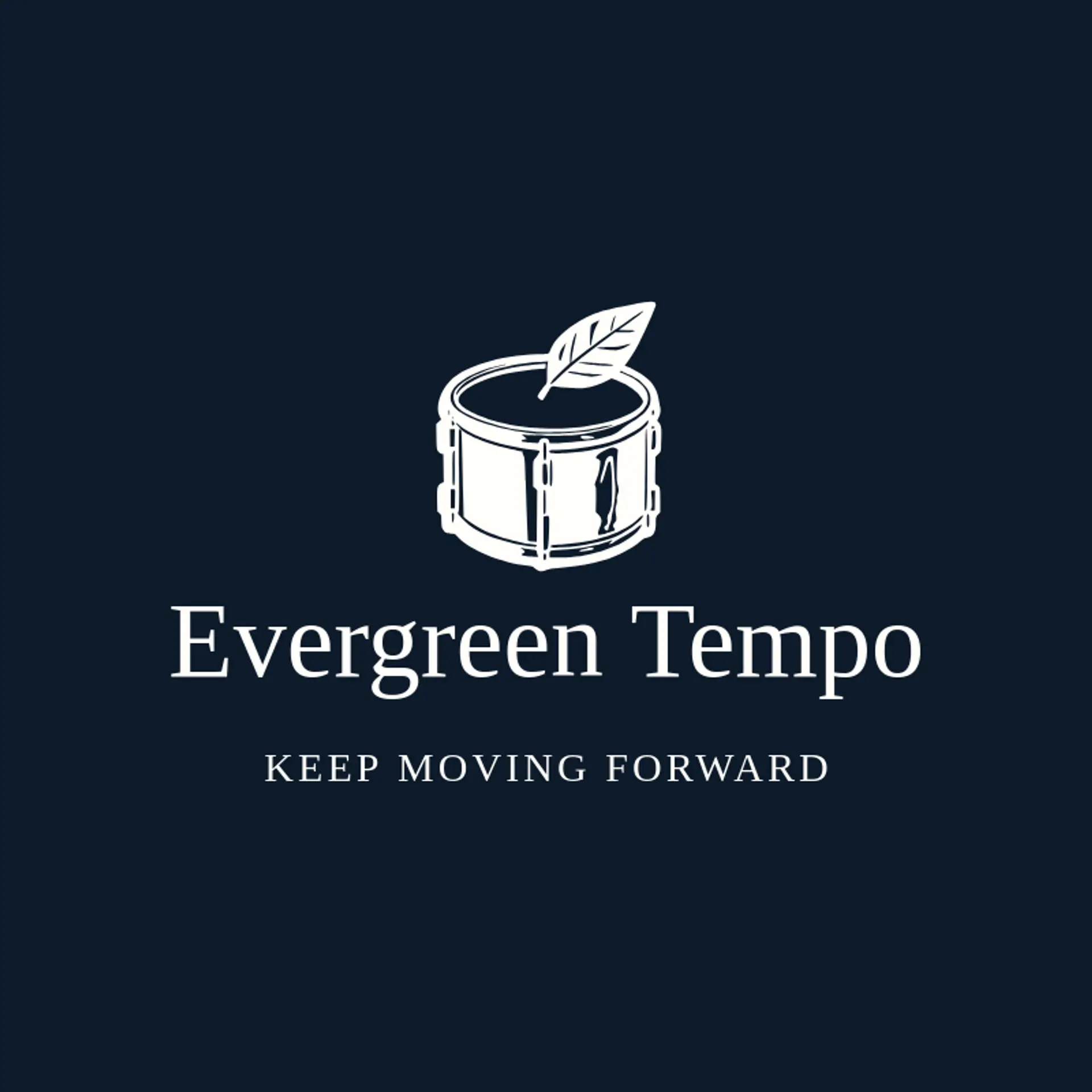 Evergreen Tempo logo for drum