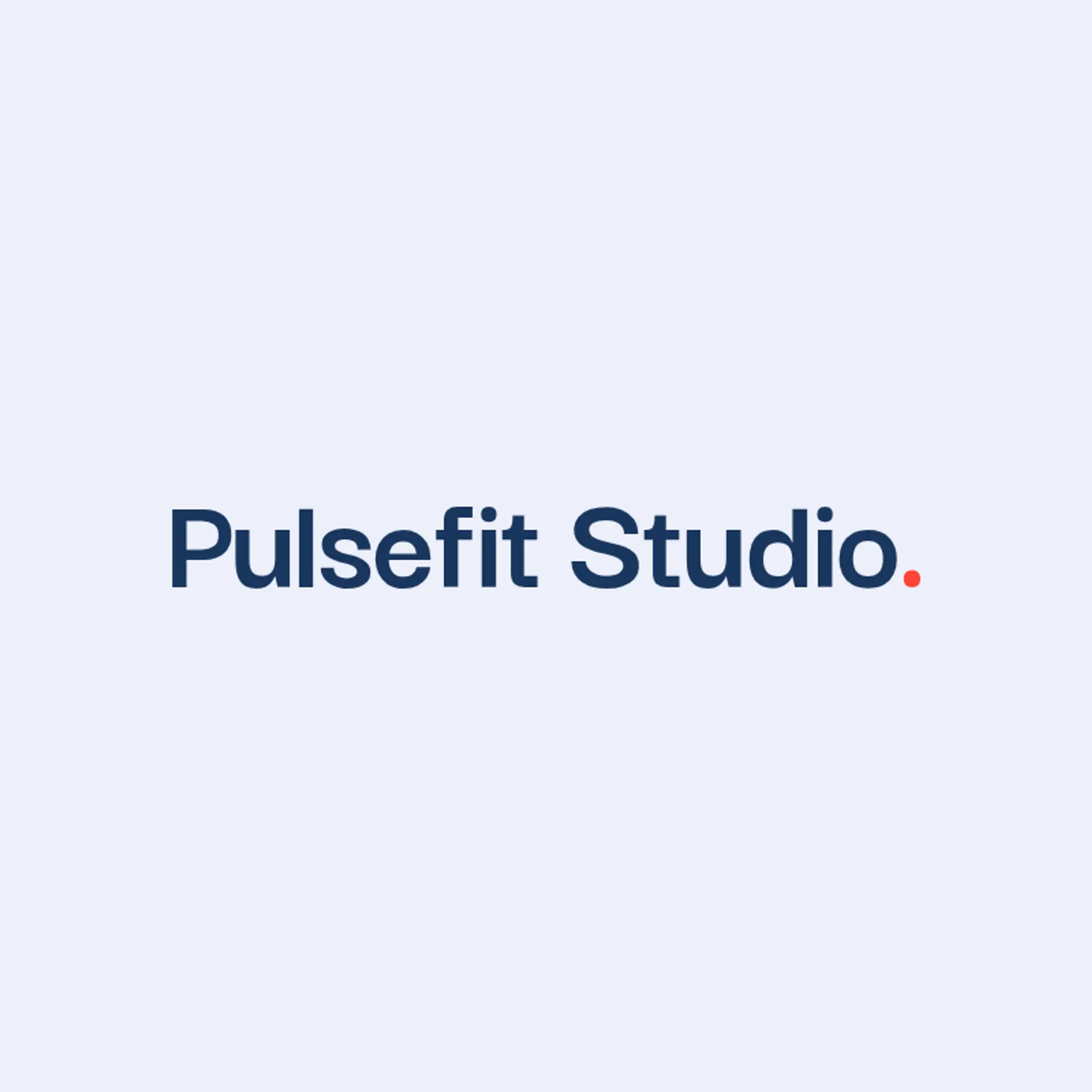 PulseFit Studio logo for fitness training