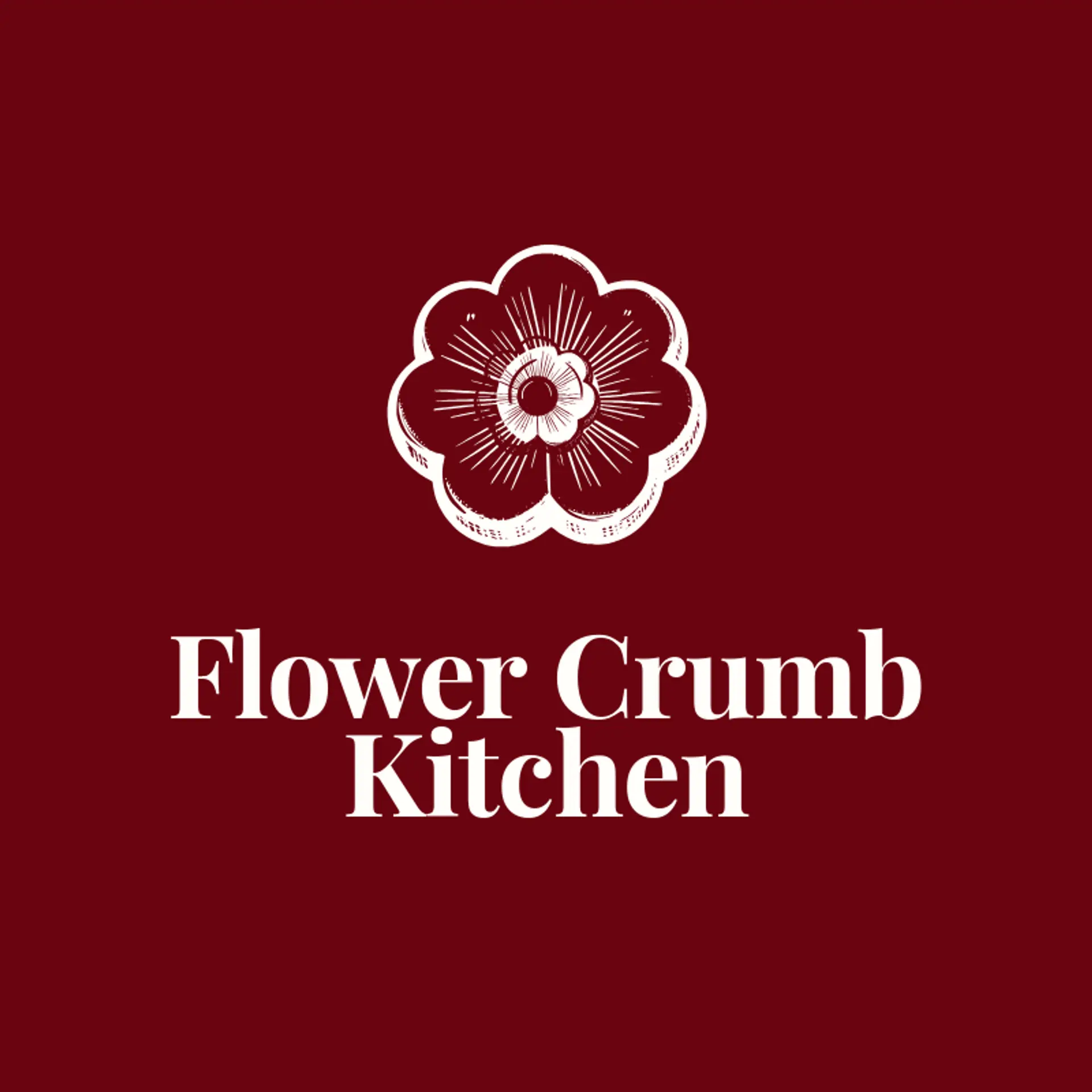 Flower Crumb Kitchen logo for cookie