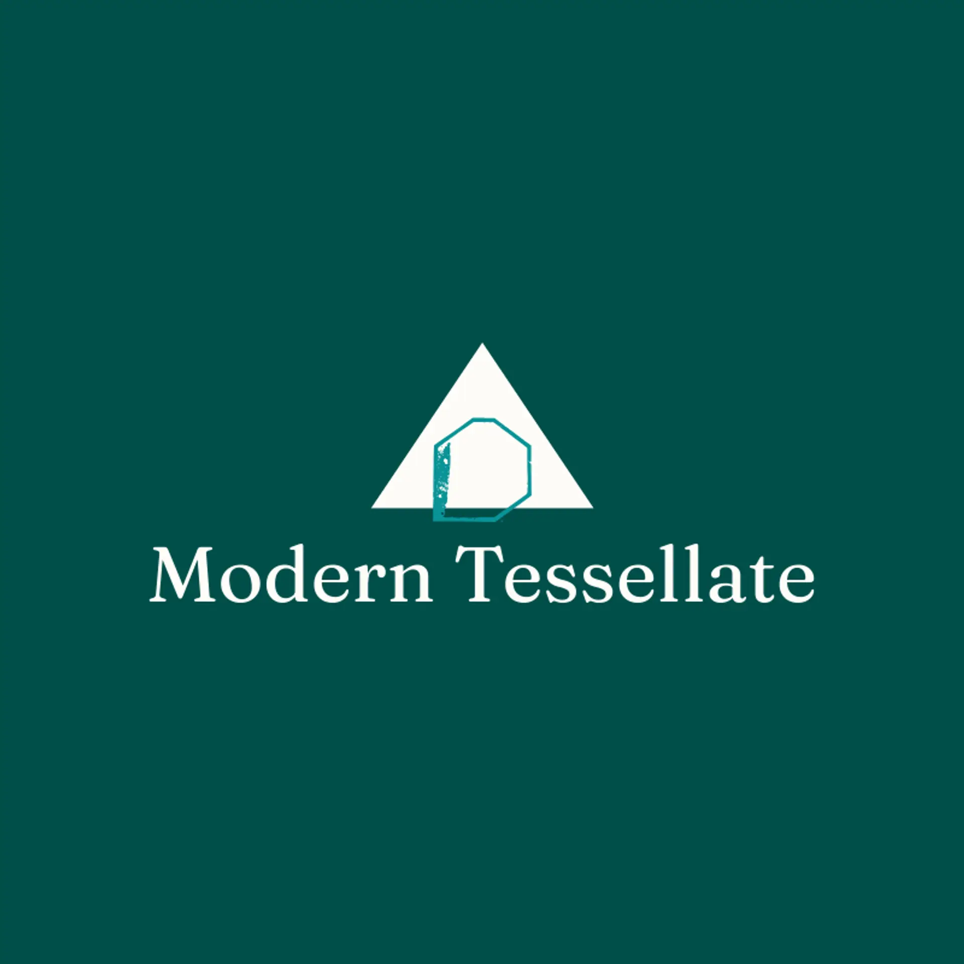 Modern Tessellate logo for polygon