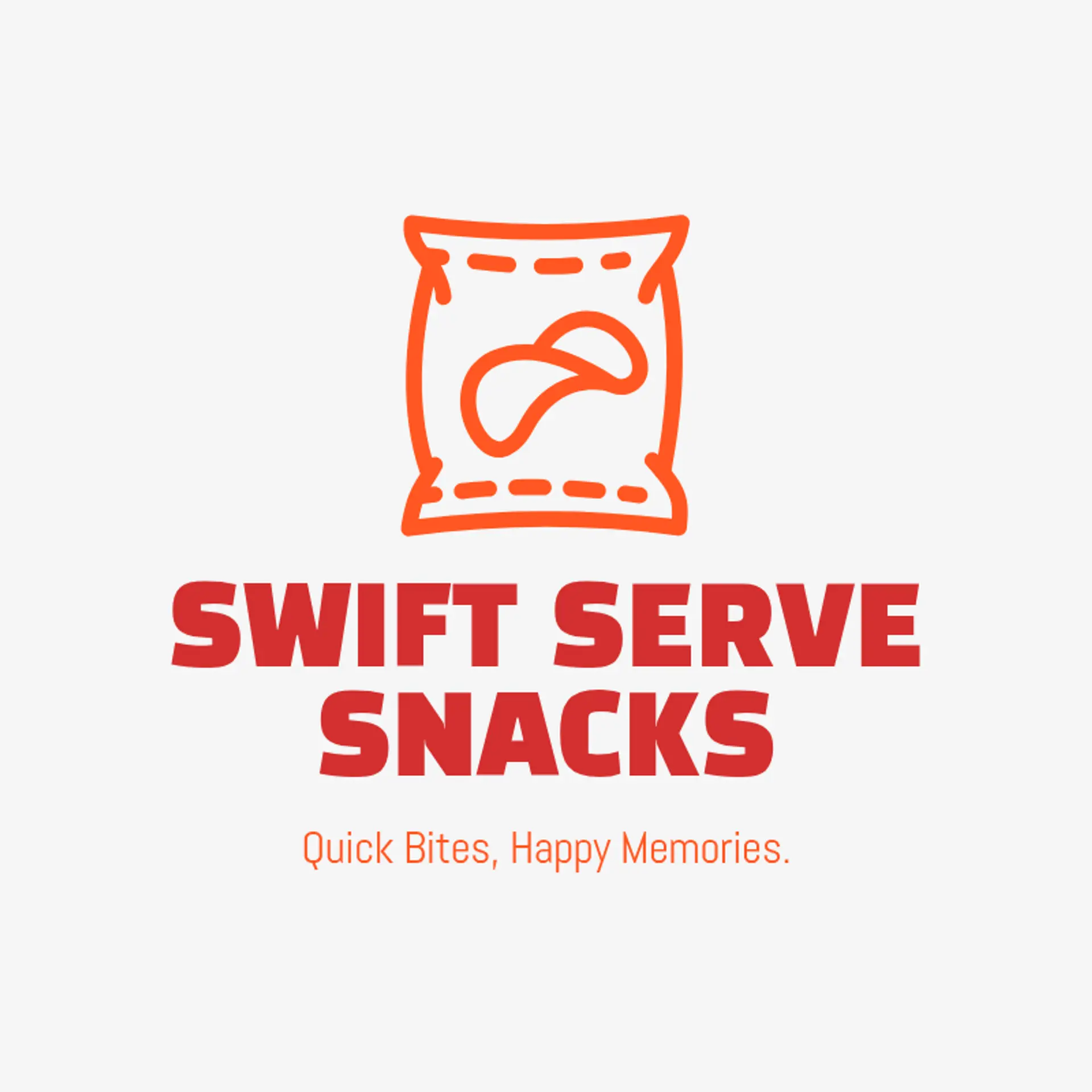 Quickie Quisine logo for fast food restaurant
