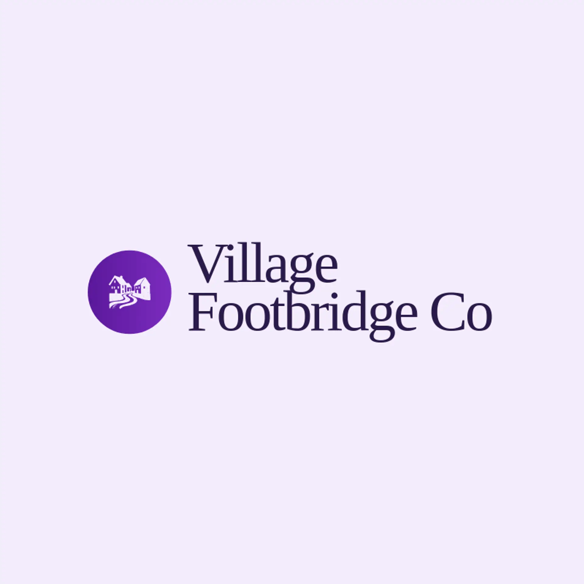 Village Footbridge Co logo for village