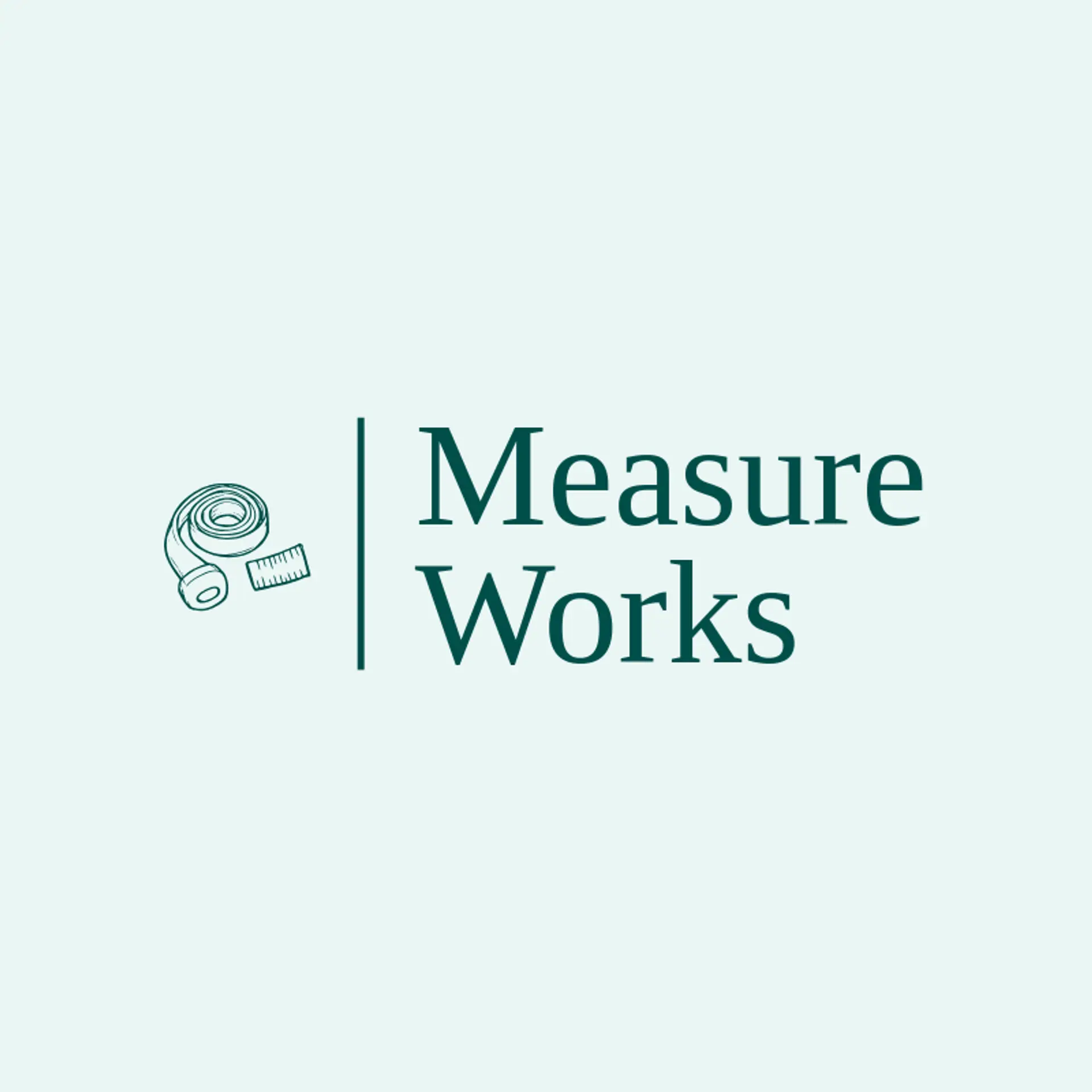 Measure Works logo for clothes