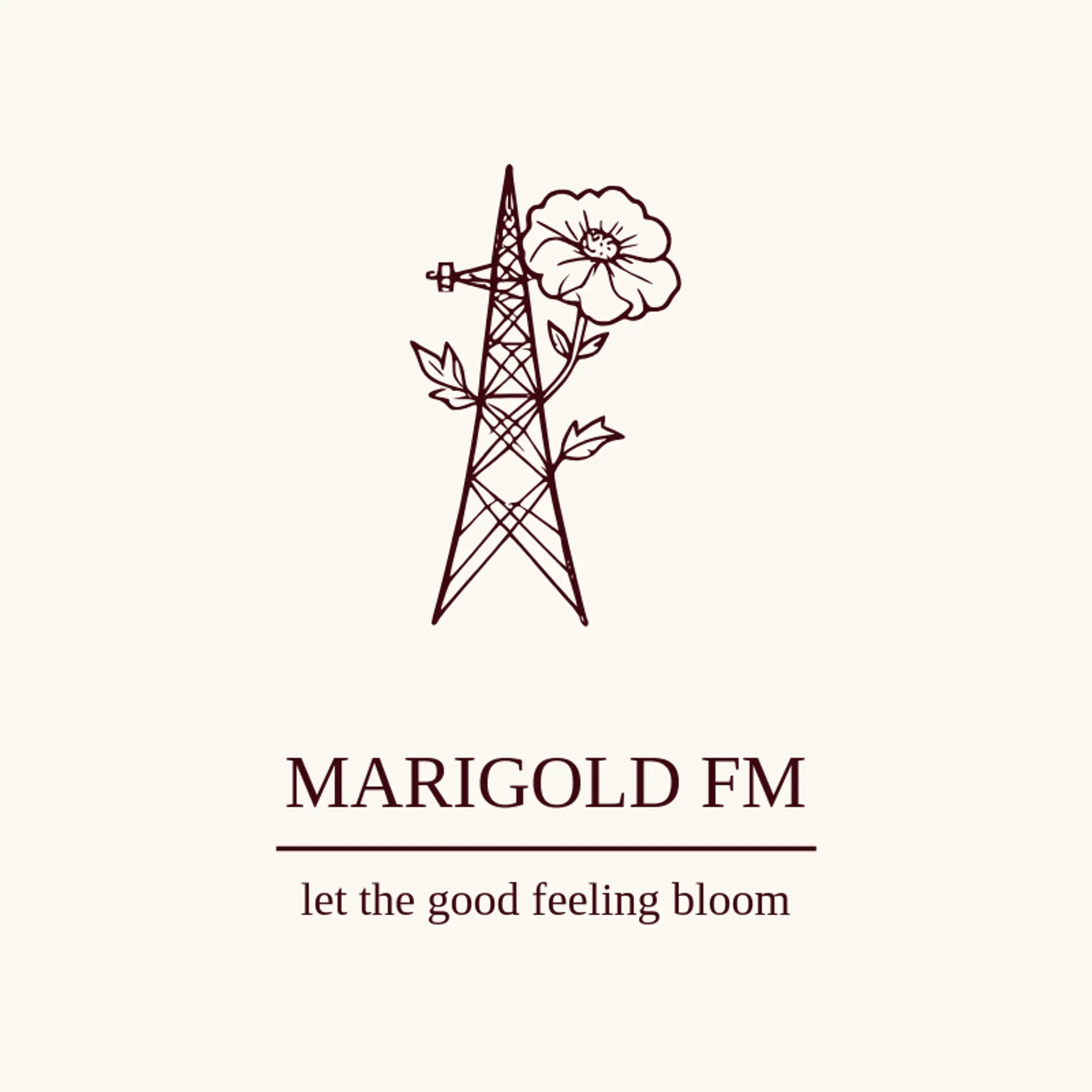 Marigold FM logo for radio station