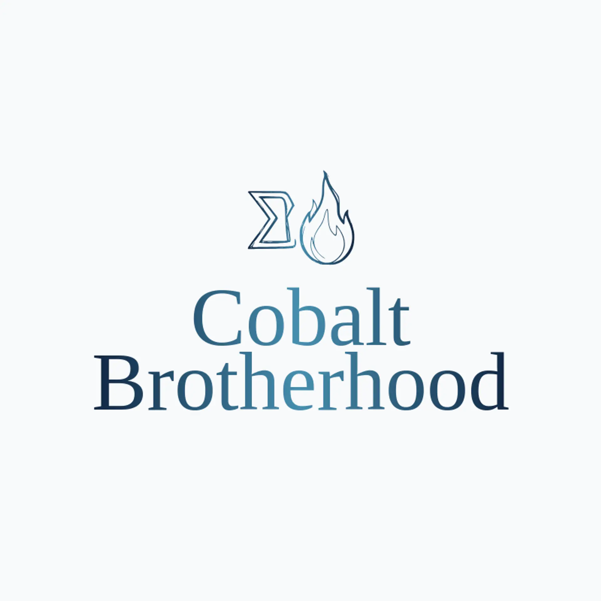 Cobalt Brotherhood logo for fraternity