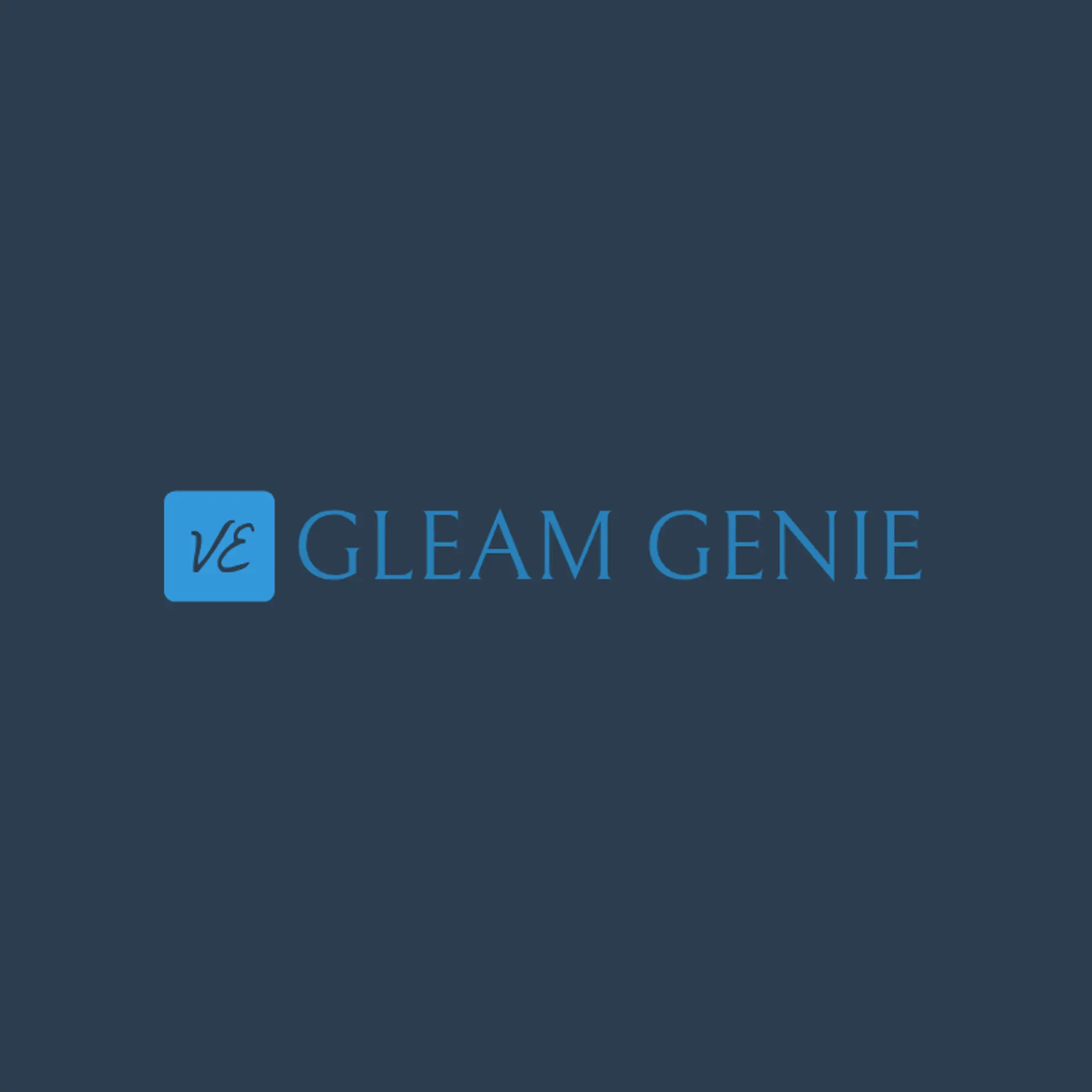 Gleam Genie logo for cleaning services