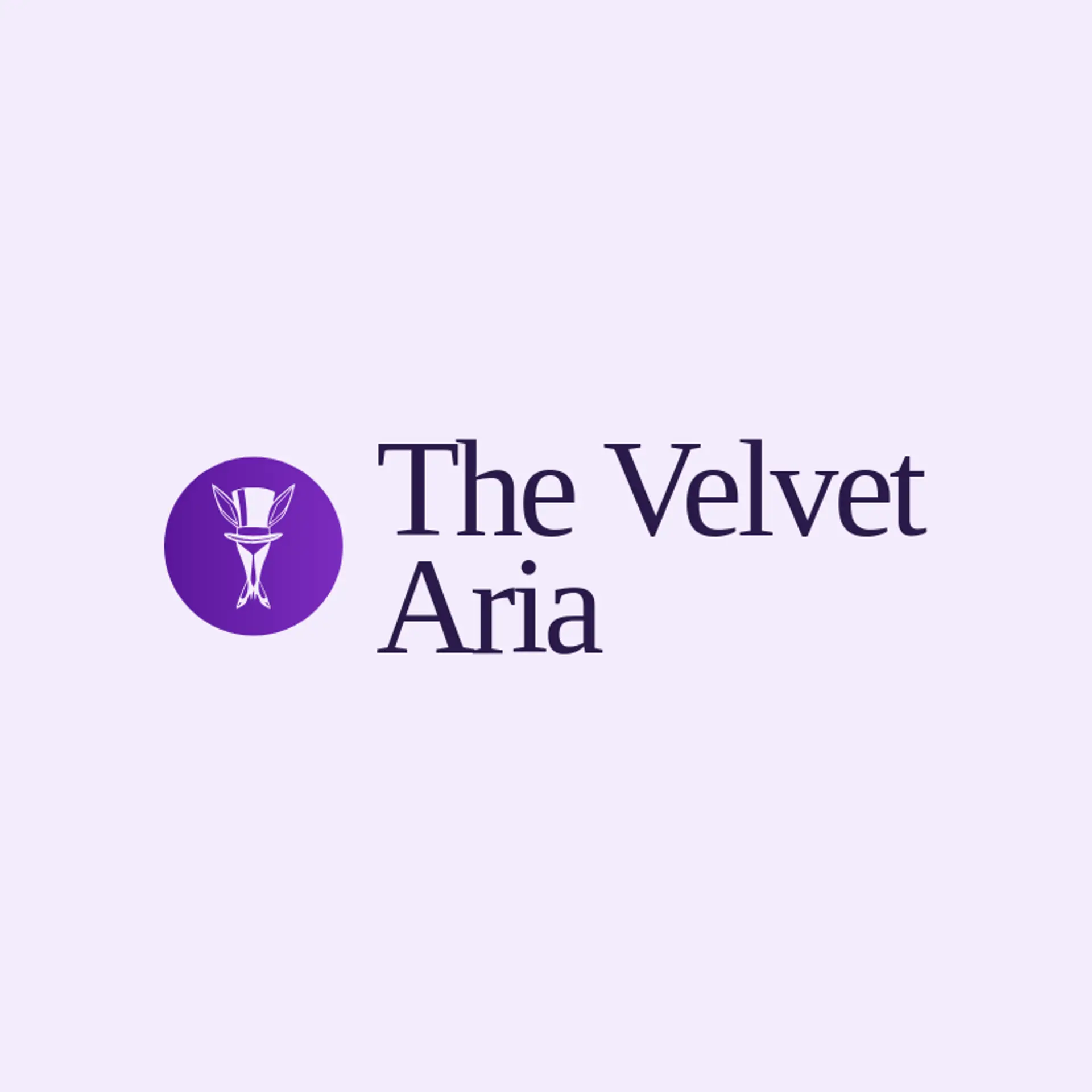 The Velvet Aria logo for cabaret