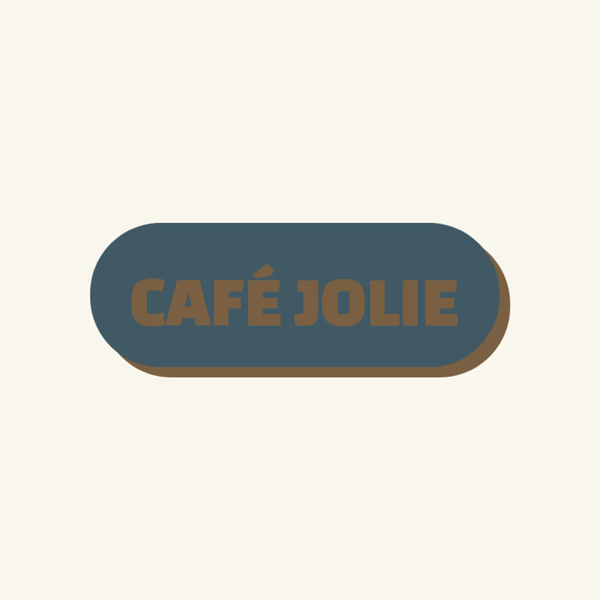 Le Parisien Café logo for french cafe
