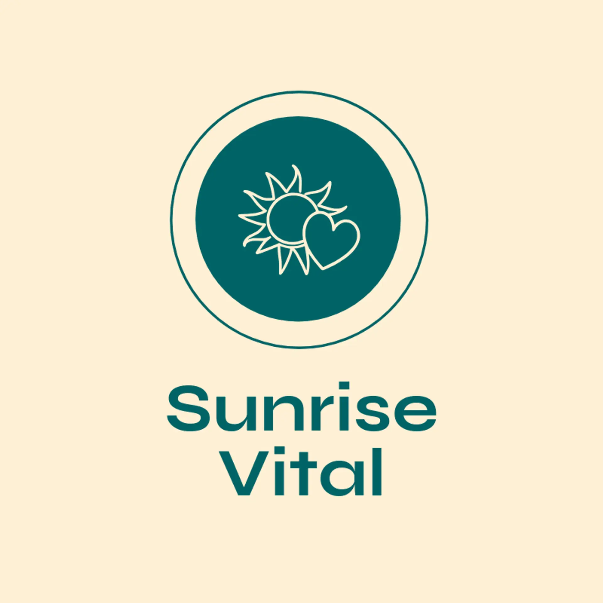 Sunrise Vital logo for health