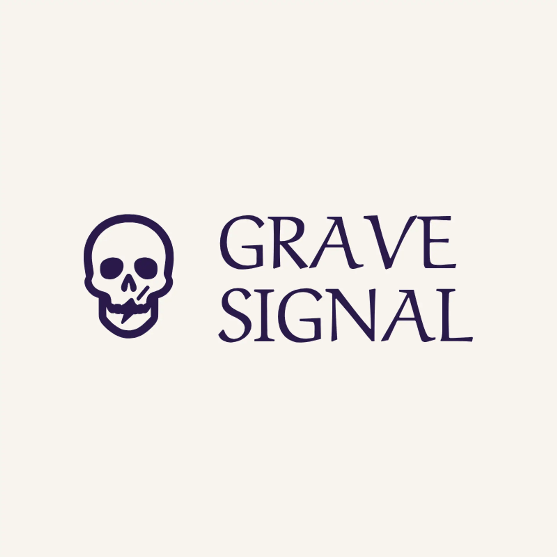 Grave Signal logo for metal band