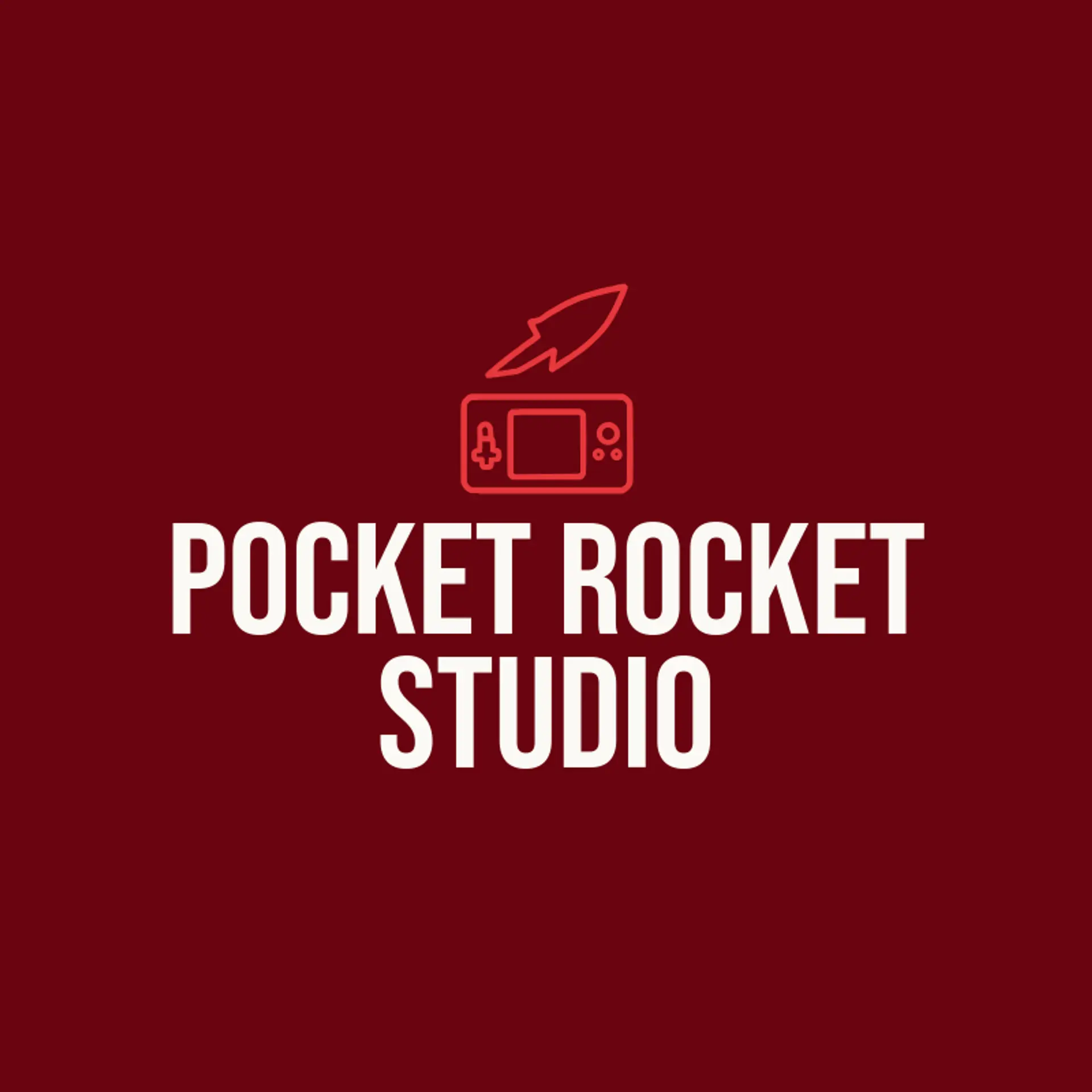 Pocket Rocket Studio logo for game