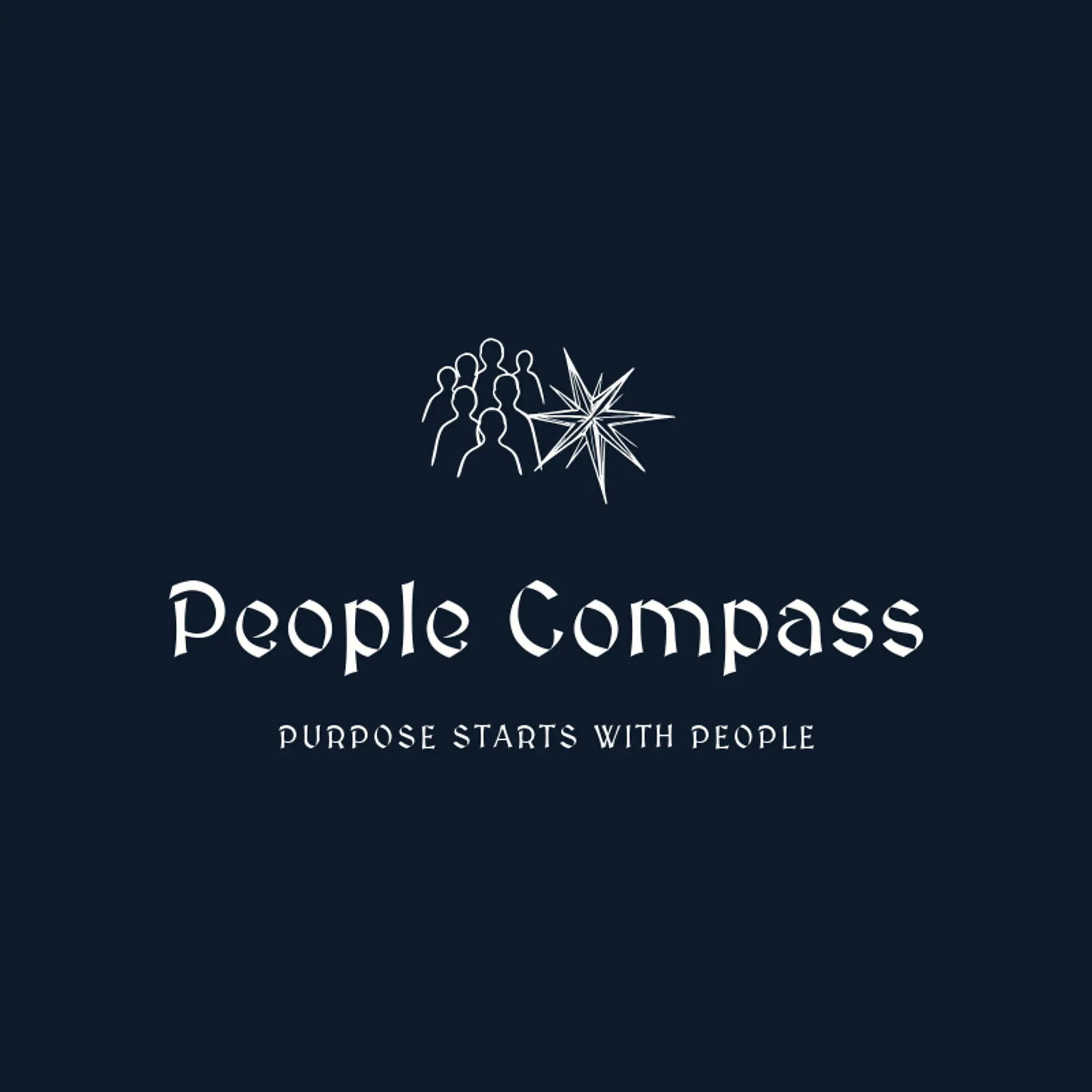 People Compass logo for people