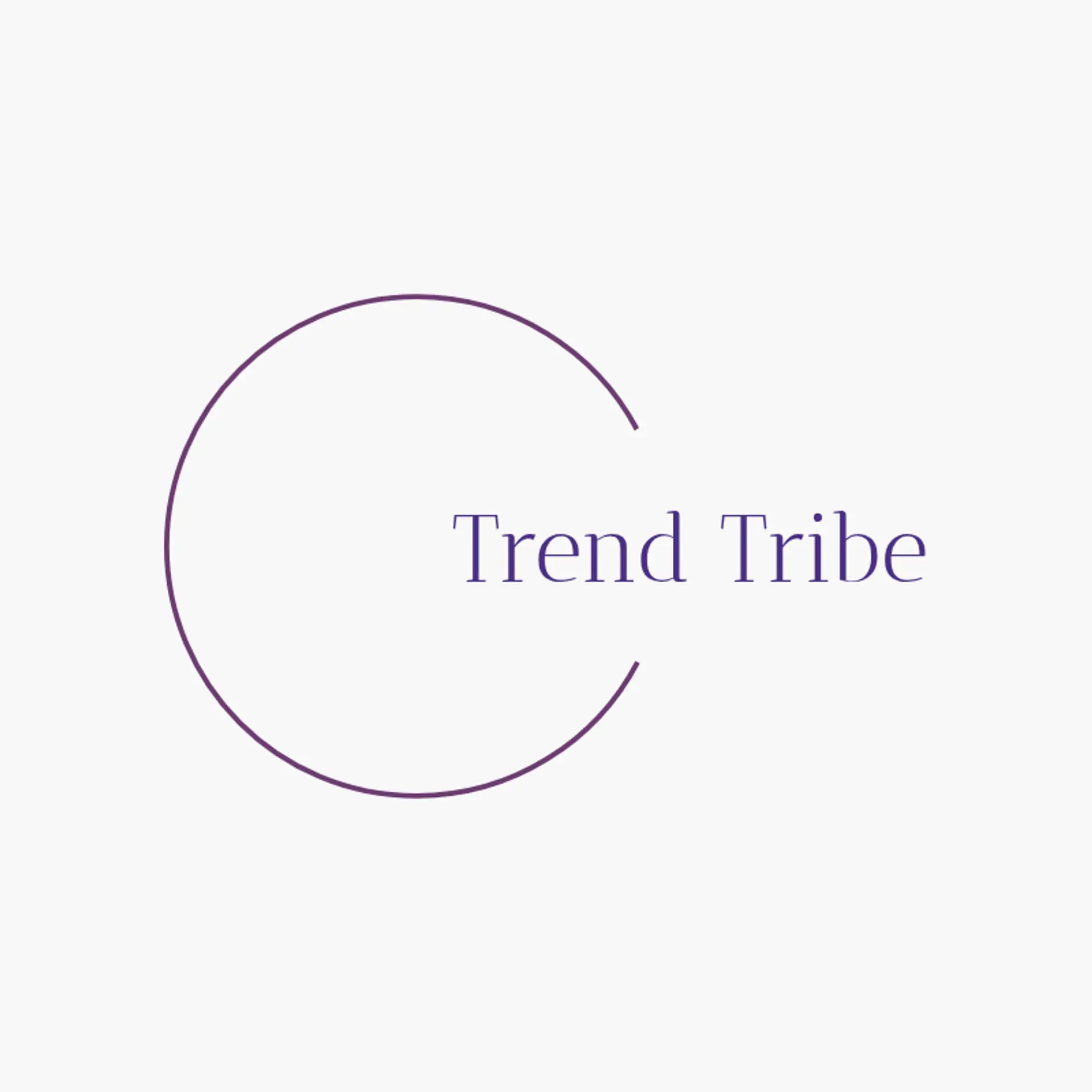 Trend Tribe logo for fashion boutique