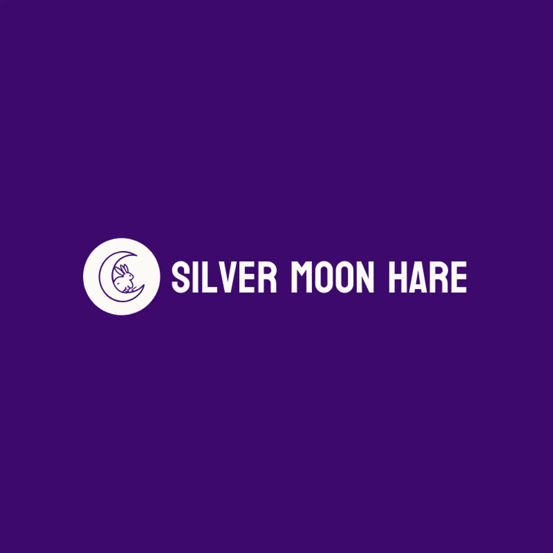 Silver Moon Hare logo for rabbit
