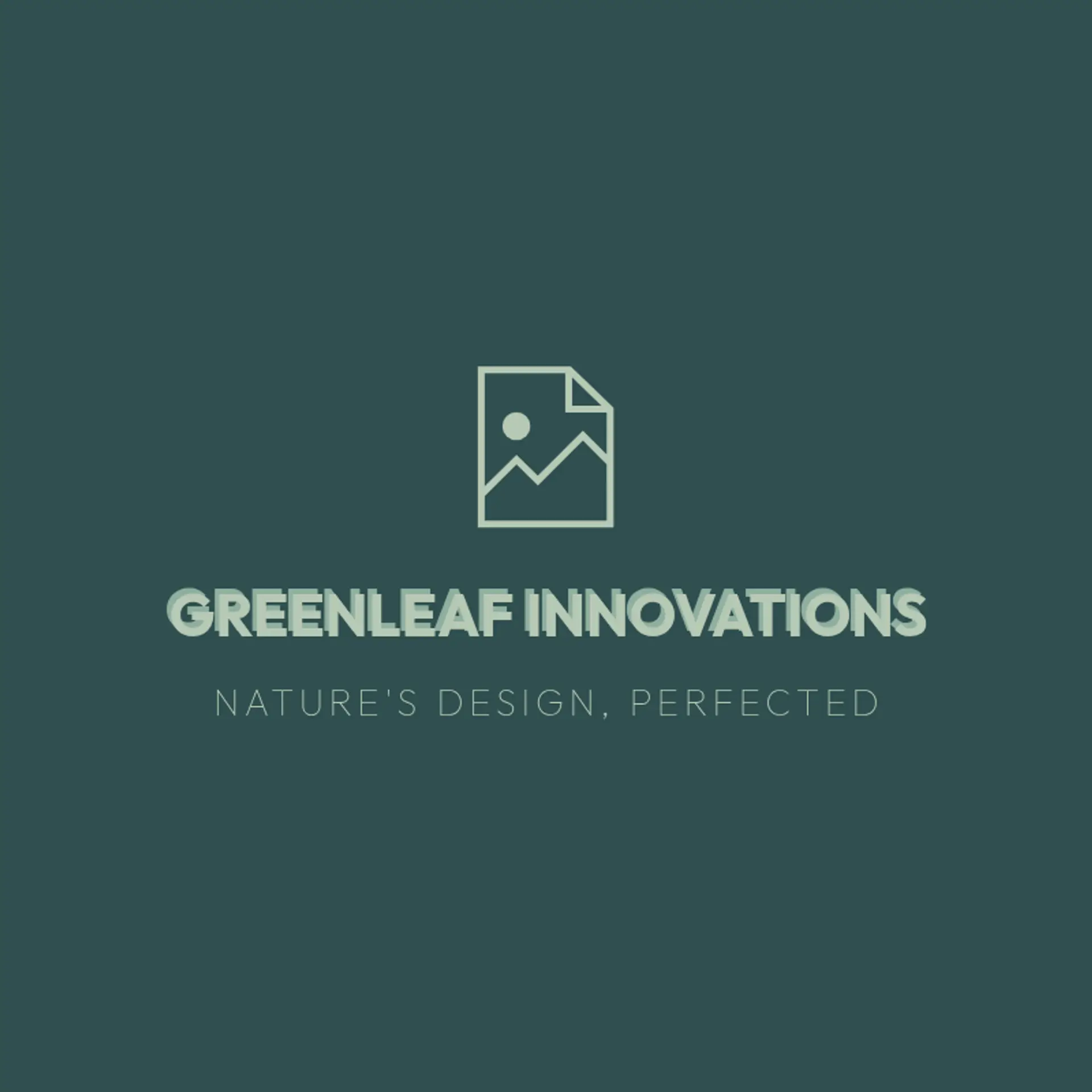 GreenLeaf Innovations logo for cool landscaping