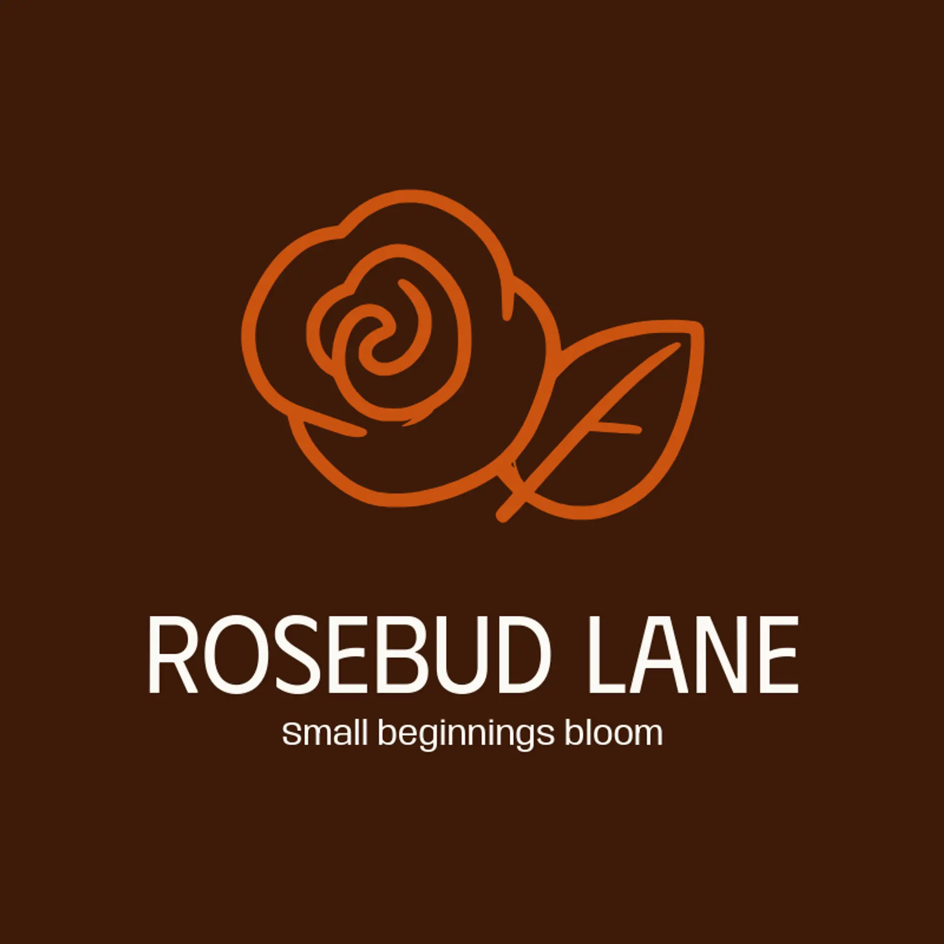 Rosebud Lane logo for rose