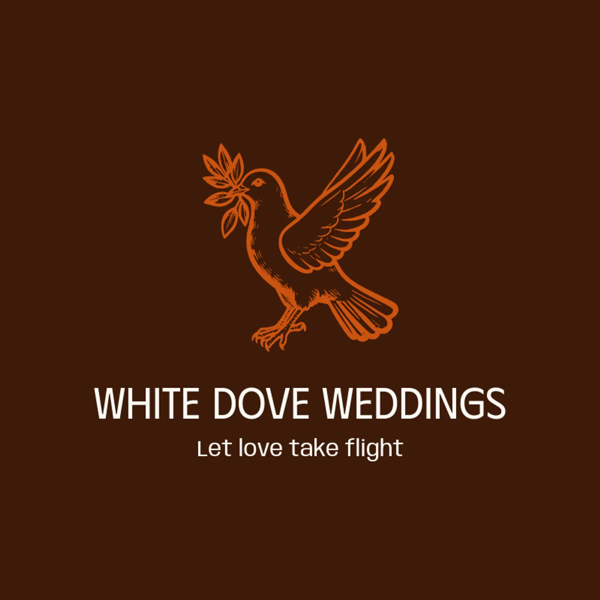 White Dove Weddings logo for matrimony
