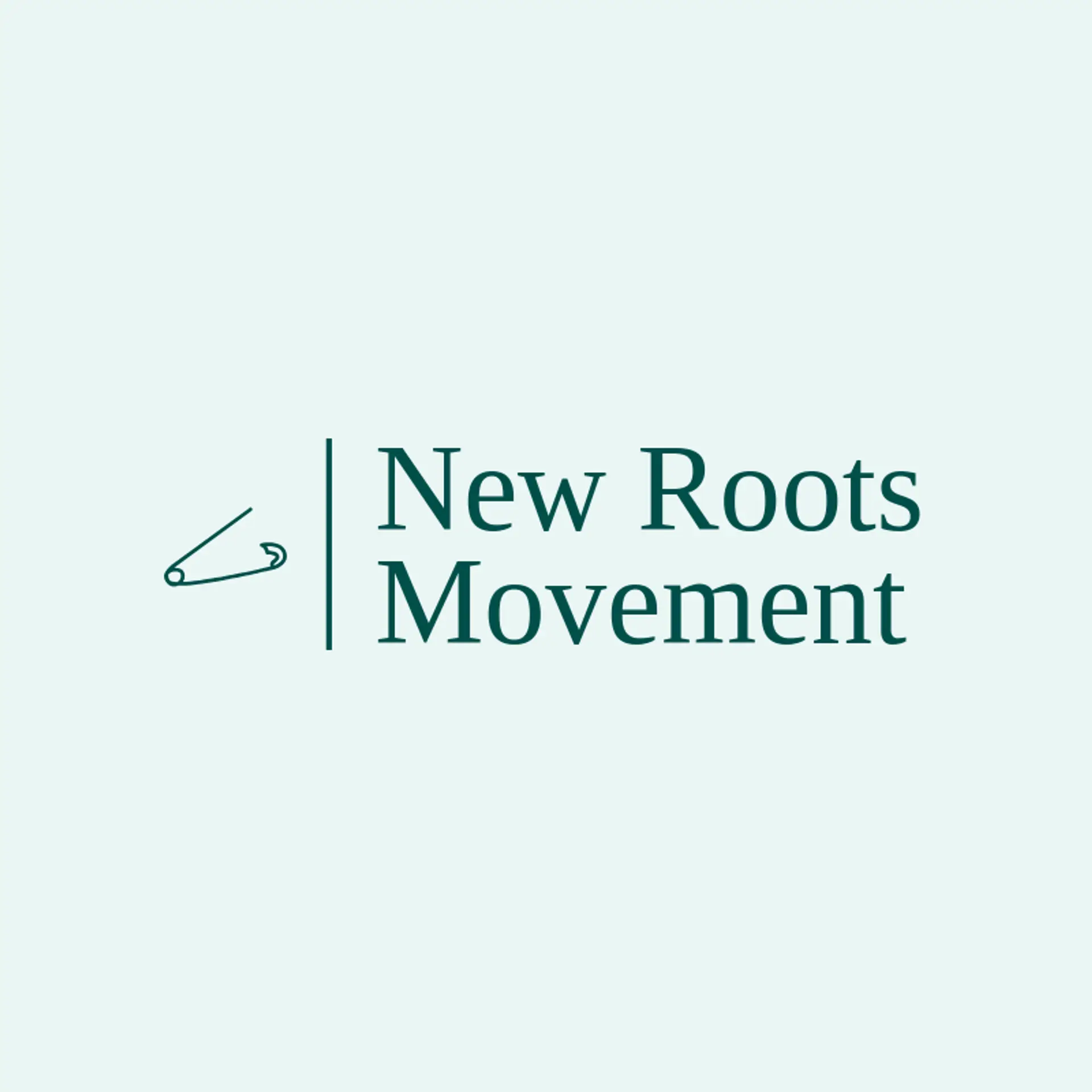 New Roots Movement logo for revolution