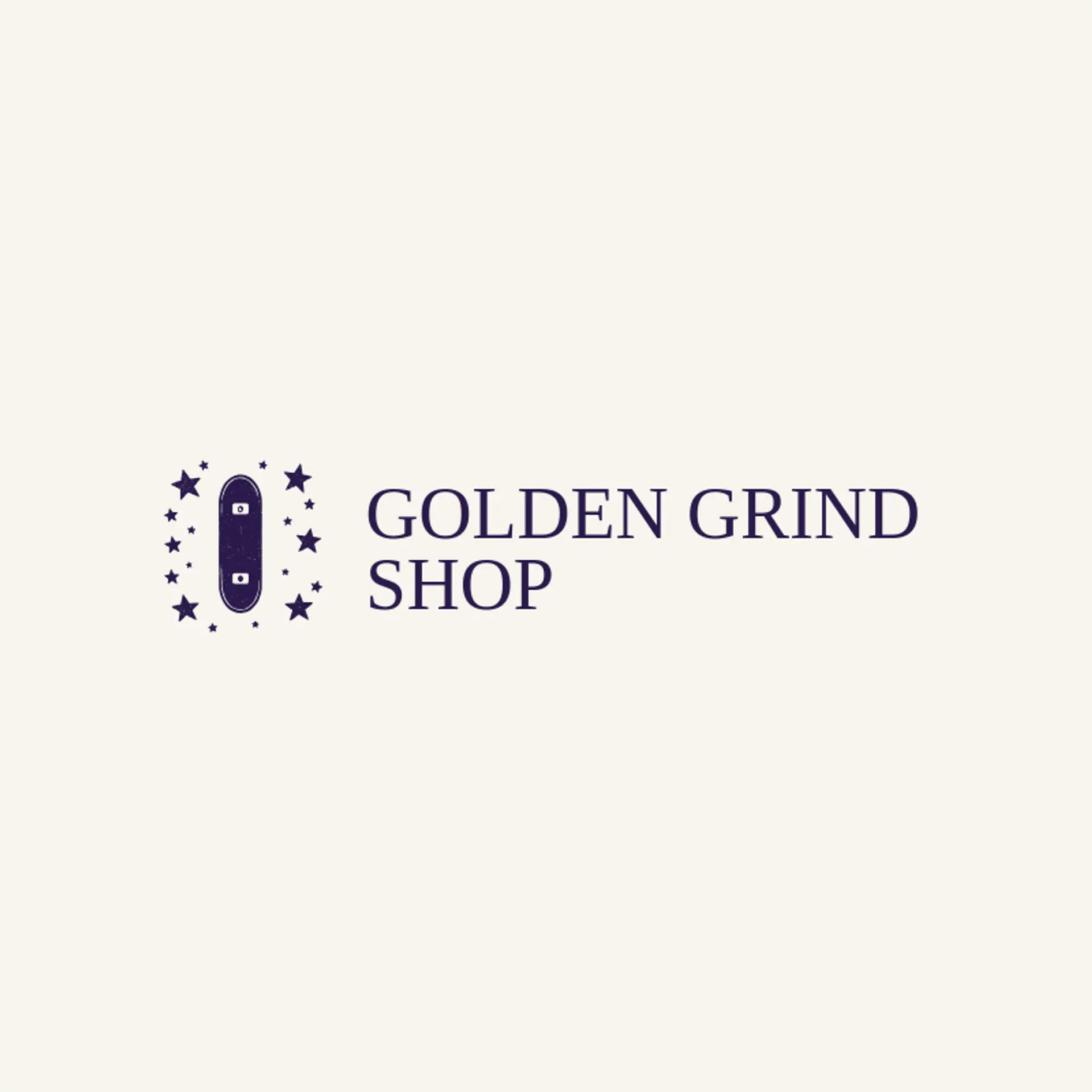 Golden Grind Shop logo for skate