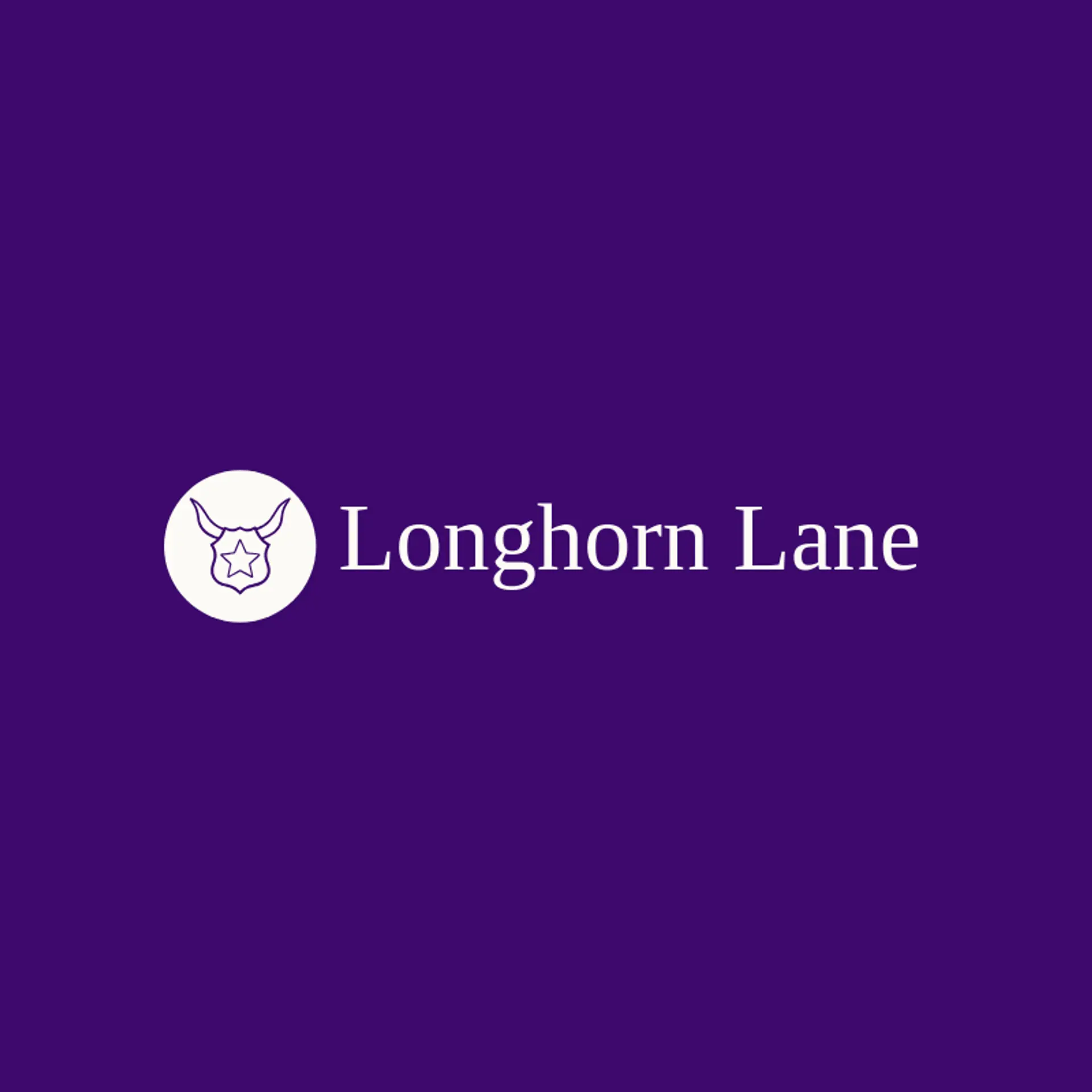 Longhorn Lane logo for sheriff