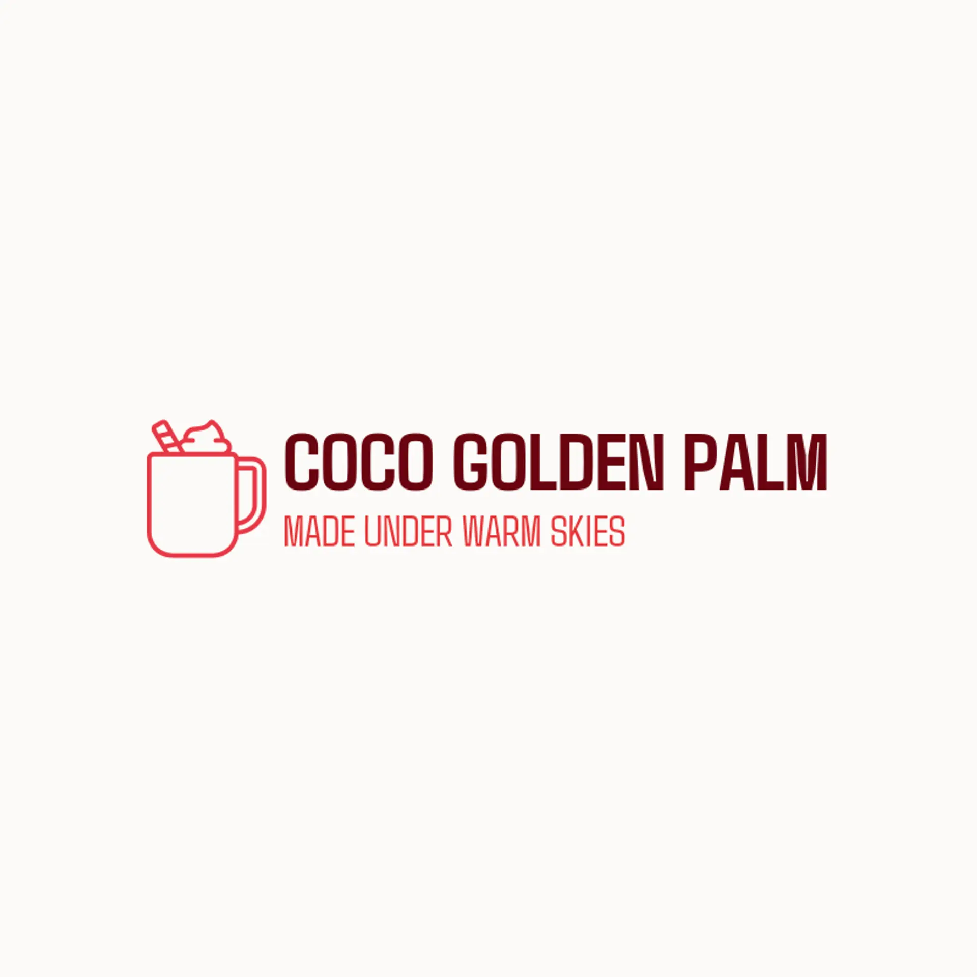 Coco Golden Palm logo for coco