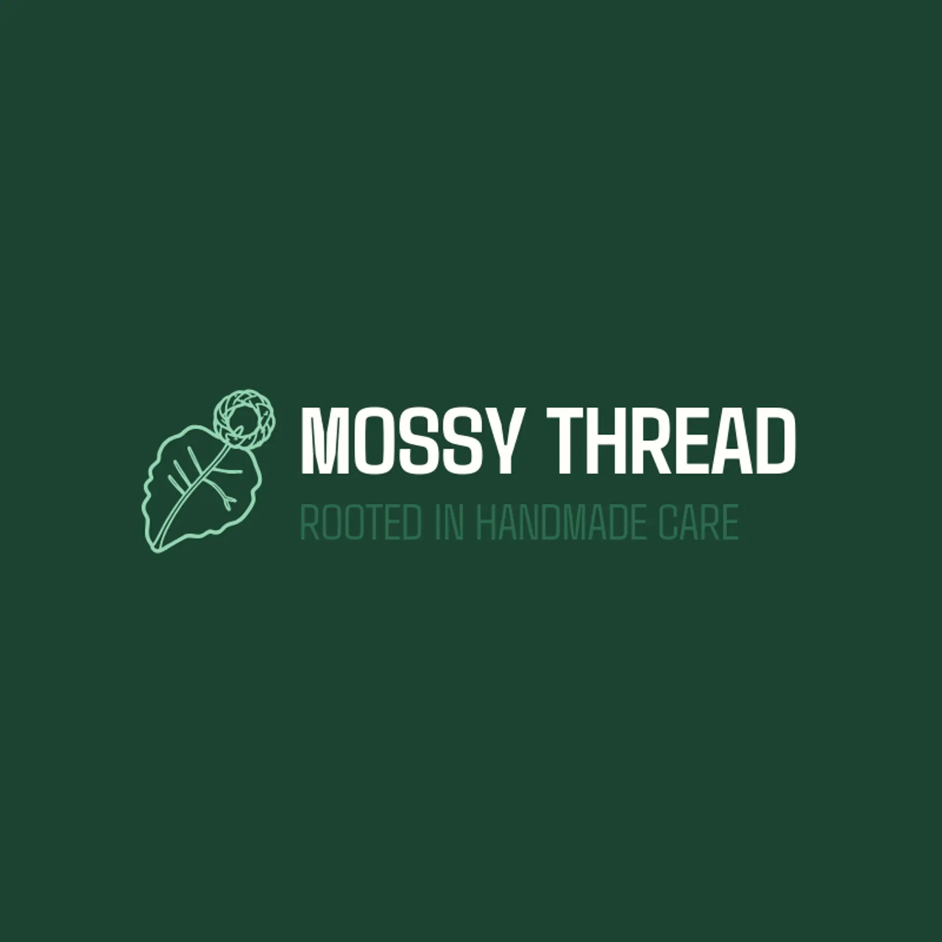 Mossy Thread logo for crochet
