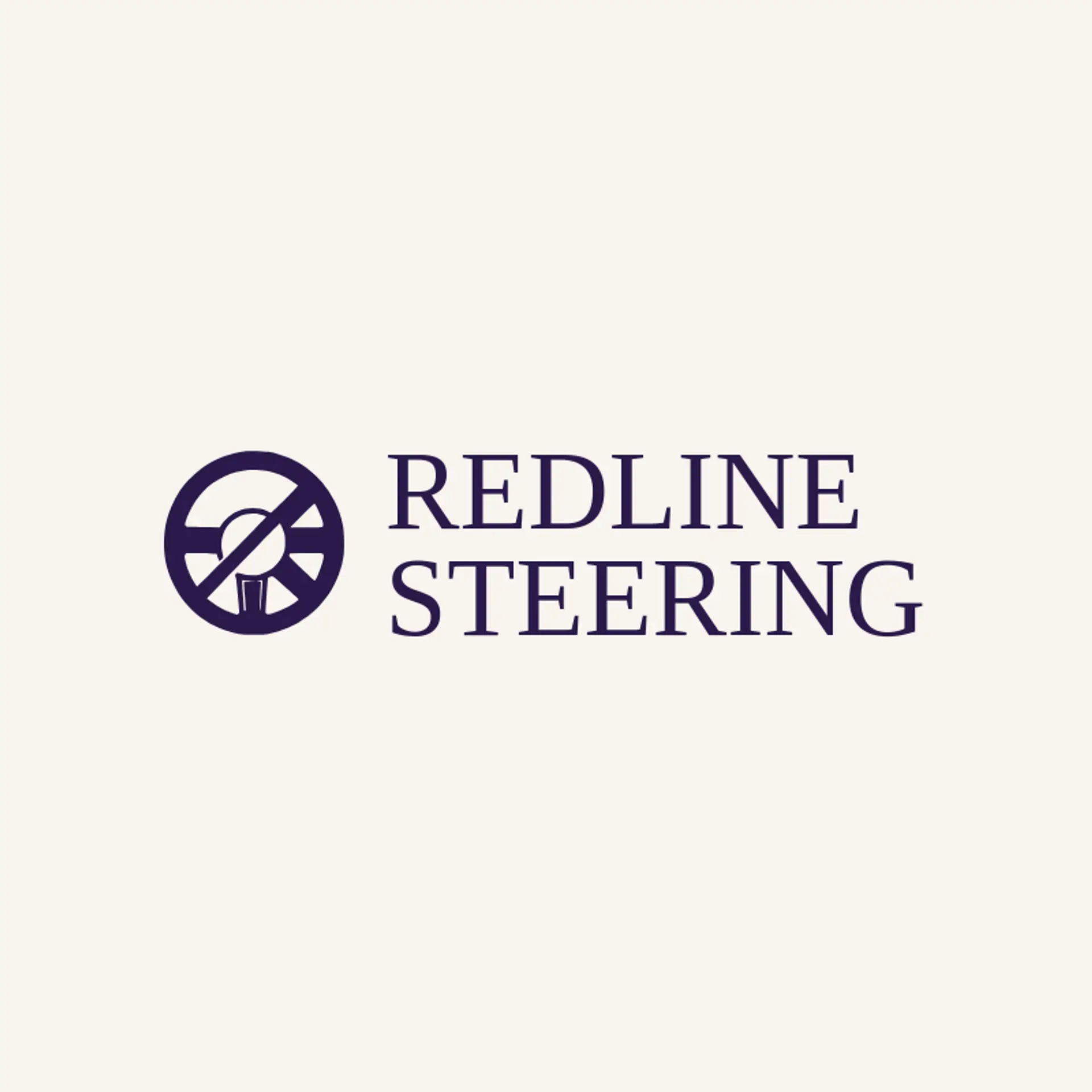 Redline Steering logo for steering wheel