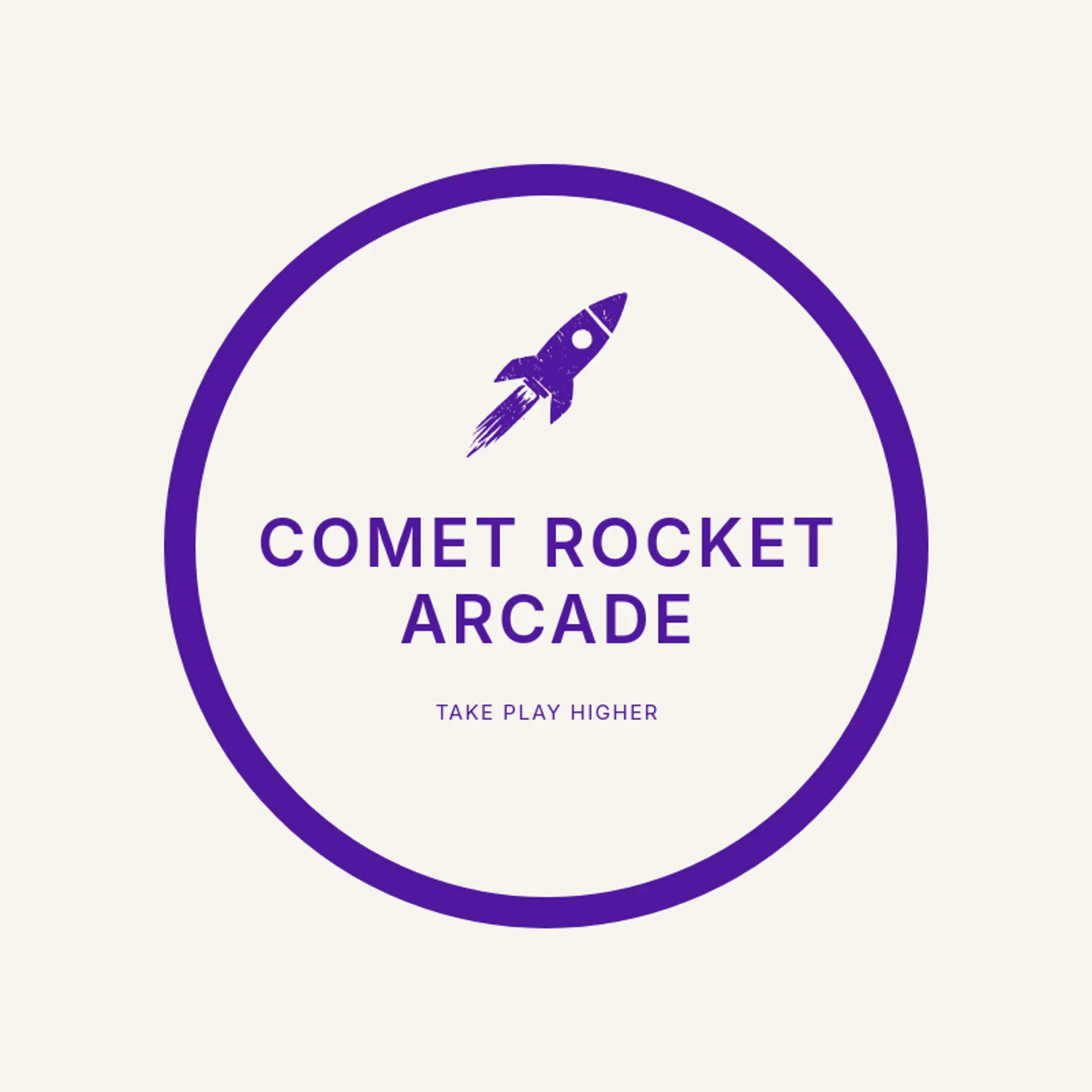 Comet Rocket Arcade logo for game