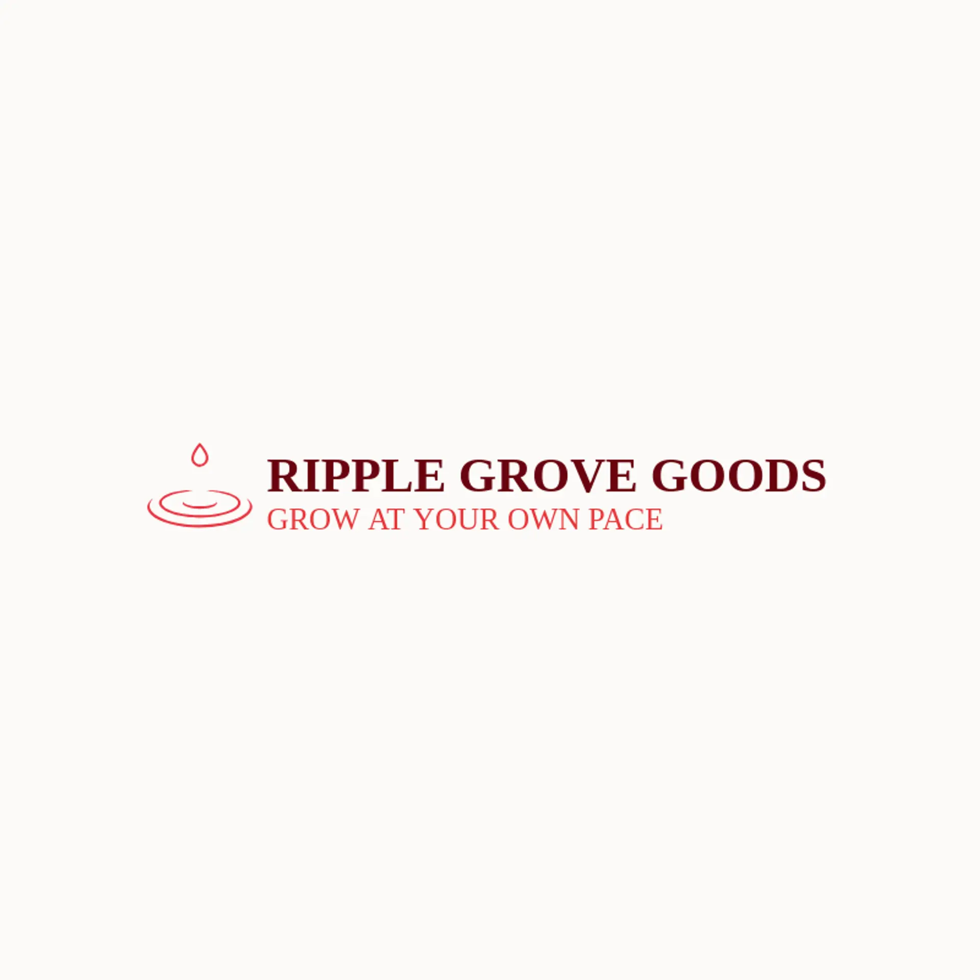 Ripple Grove Goods logo for ripple